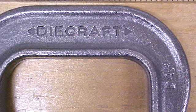 Diecraft C-Clamp No. 402 Antique 2 inch Heavy Duty