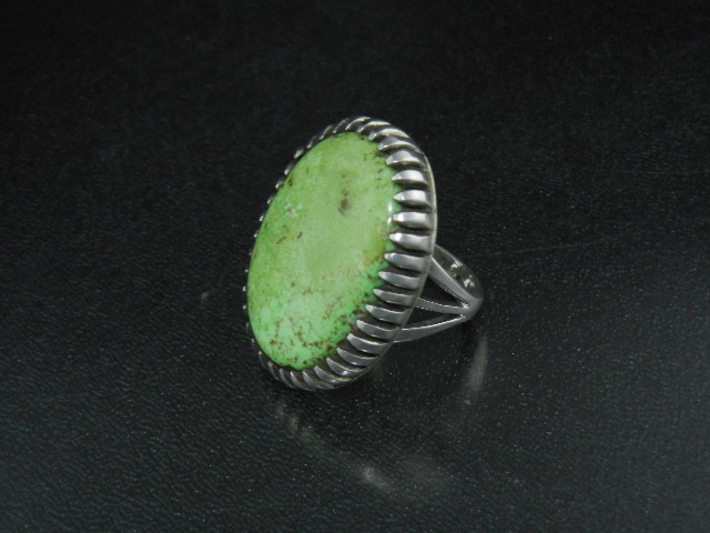Navajo Gaspeite Sterling Silver By A J Platero Ring