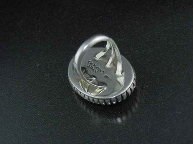 Navajo Gaspeite Sterling Silver By A J Platero Ring