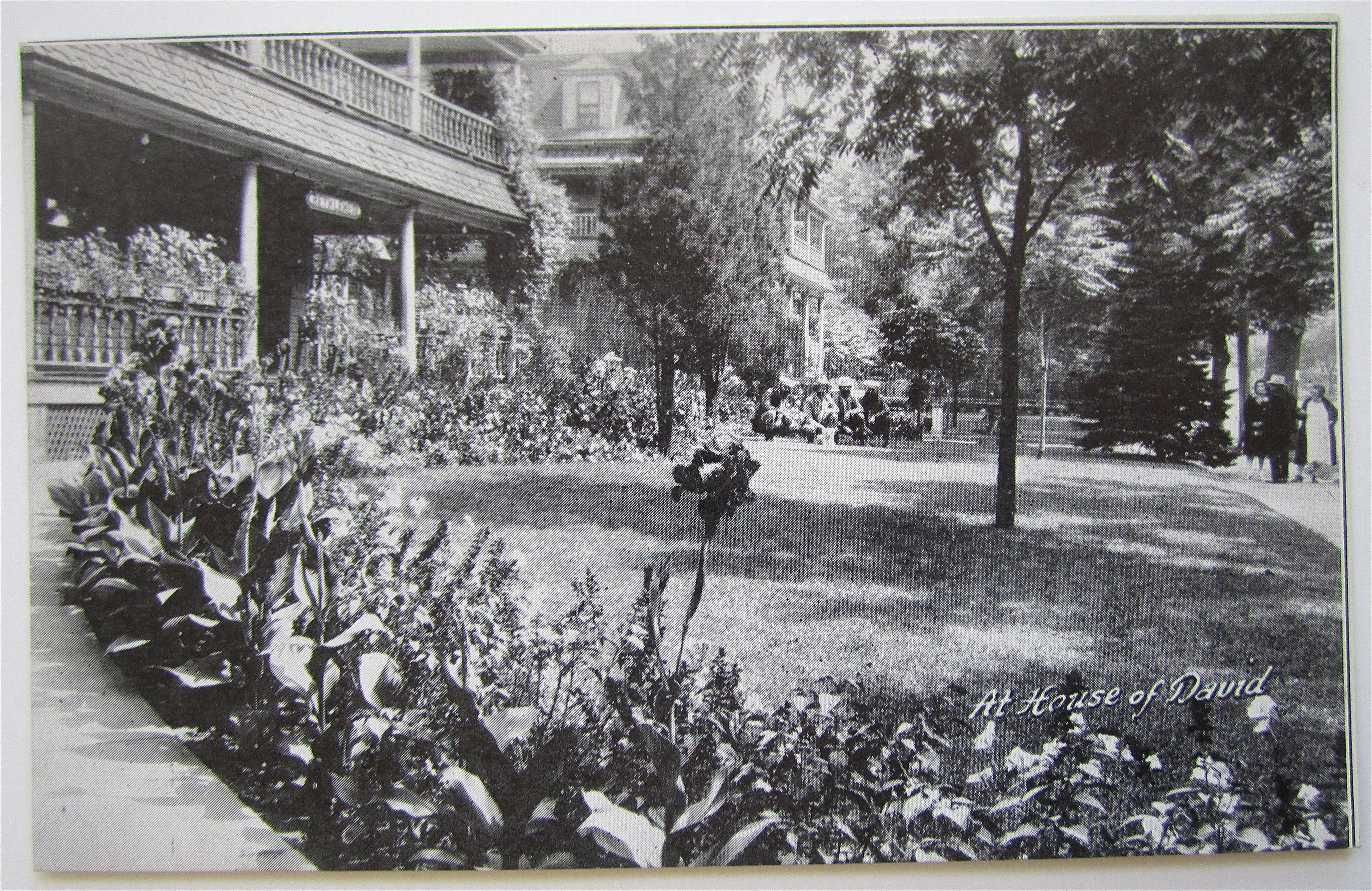 At House Of David, Benton Harbor, Michigan Postcard