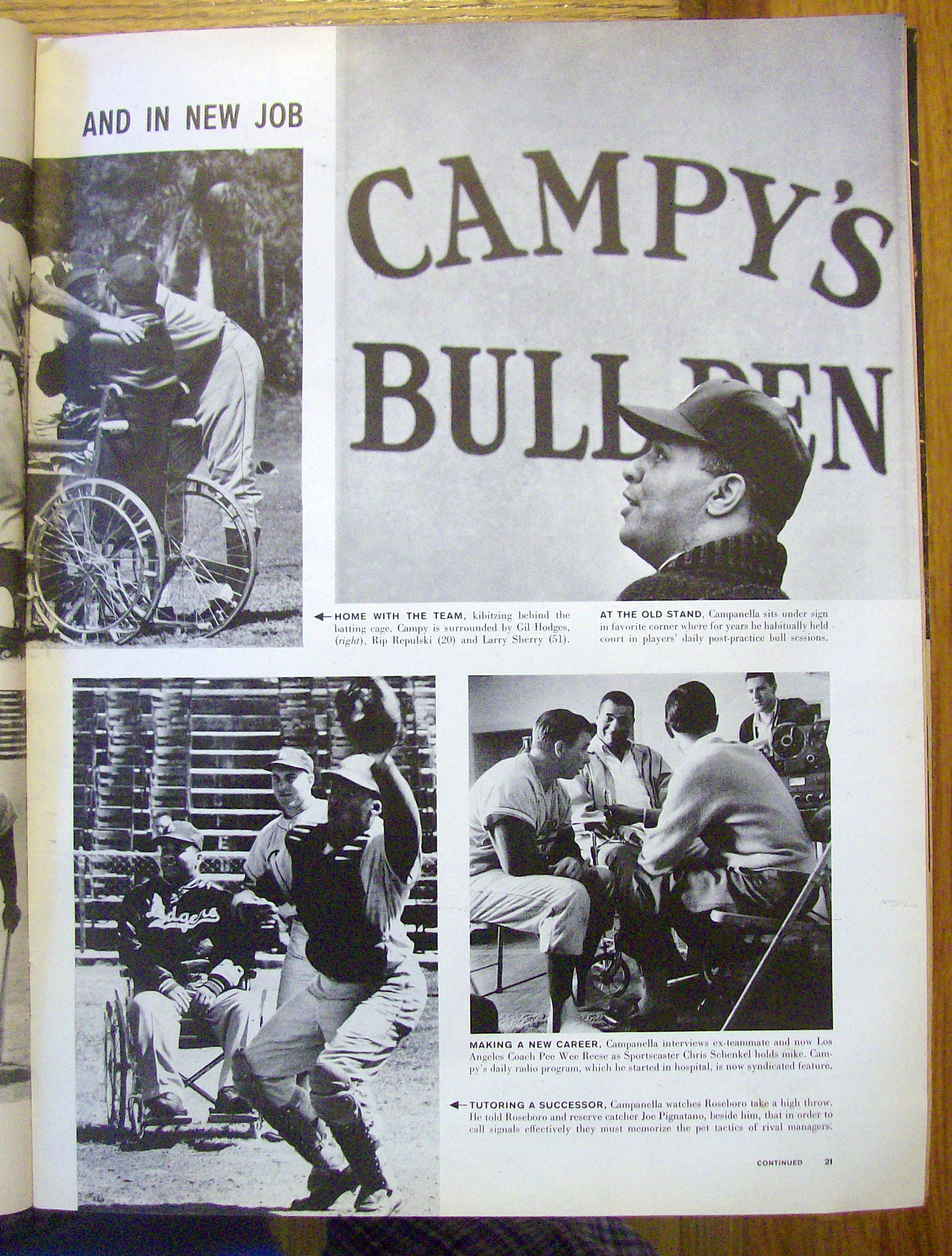 Life Magazine March 23, 1959 Roy Campanella