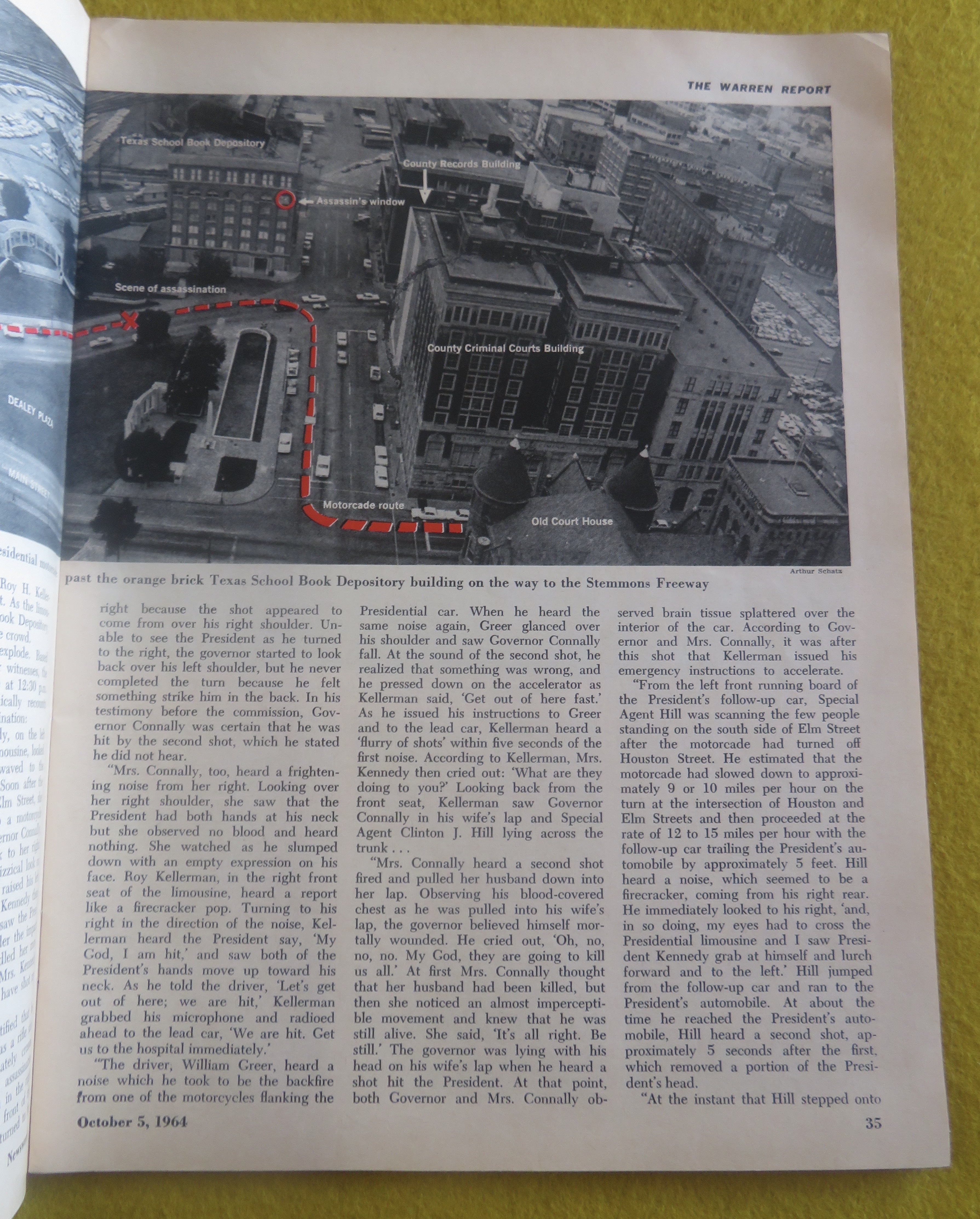 Newsweek Magazine October 5, 1964 The Assassination