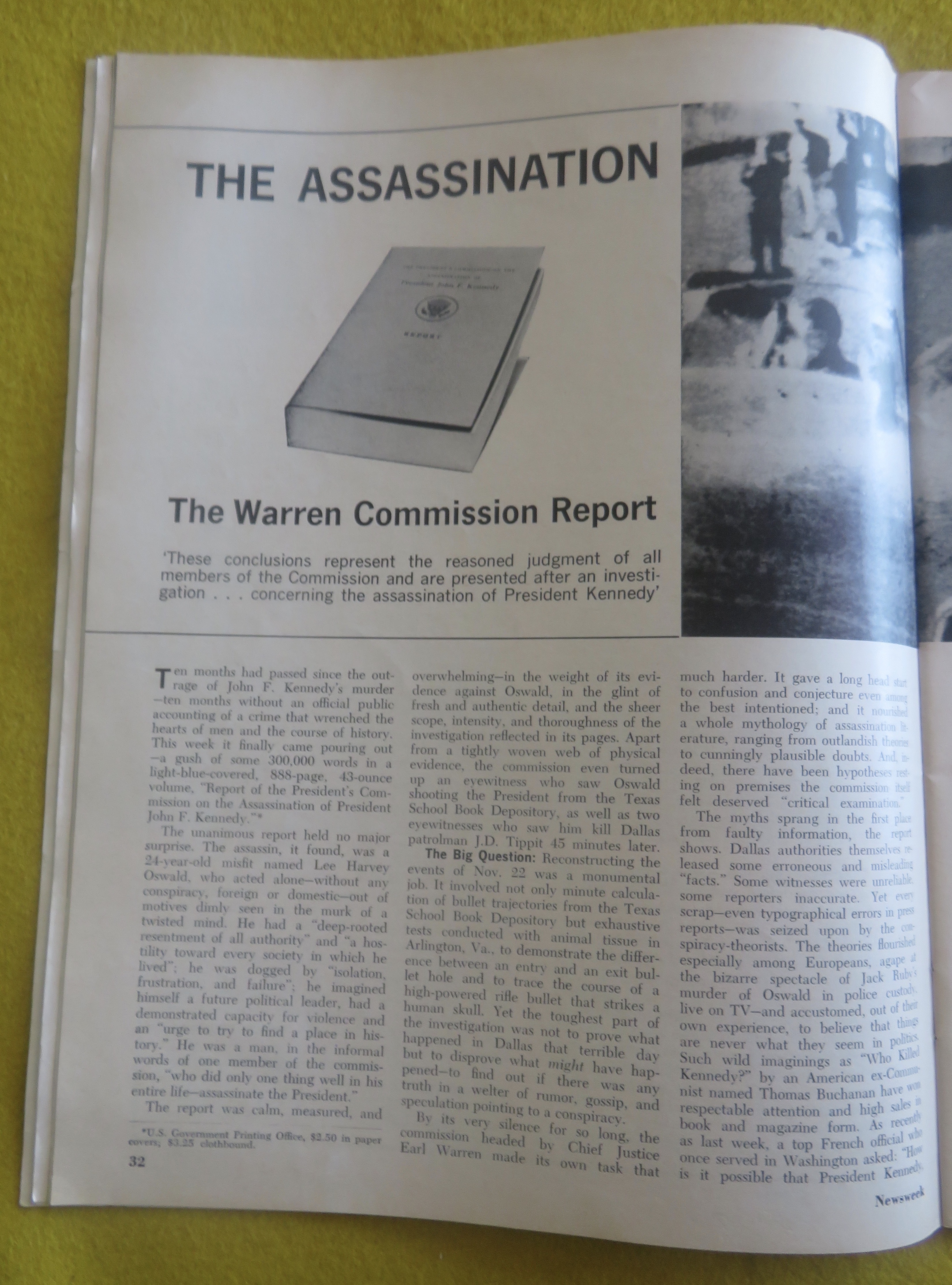 Newsweek Magazine October 5, 1964 The Assassination