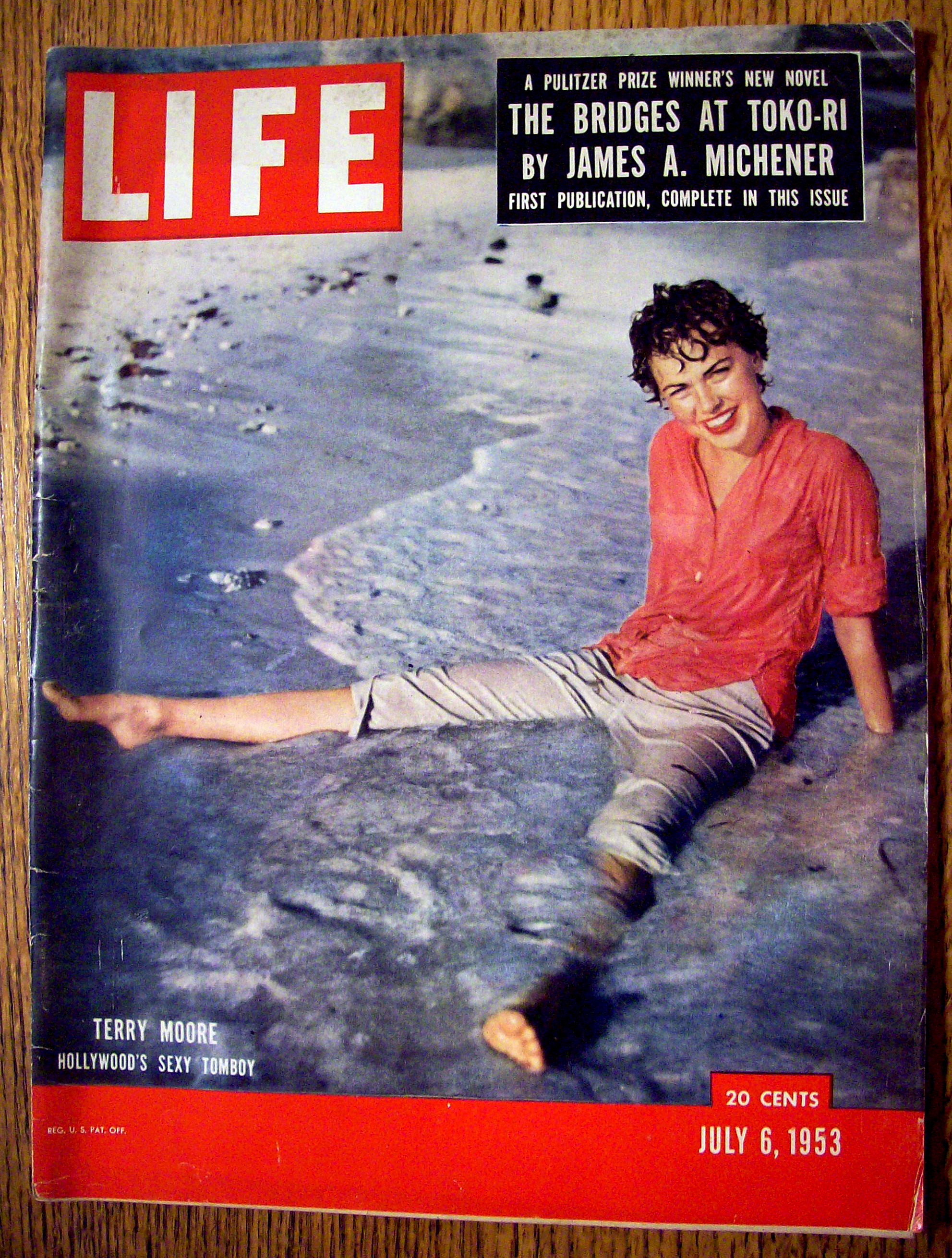 Life Magazine - July 6, 1953 - Terry Moore: New Star