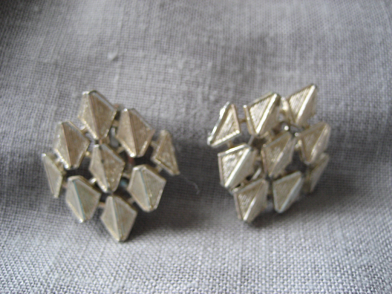 Coro Silver Earrings