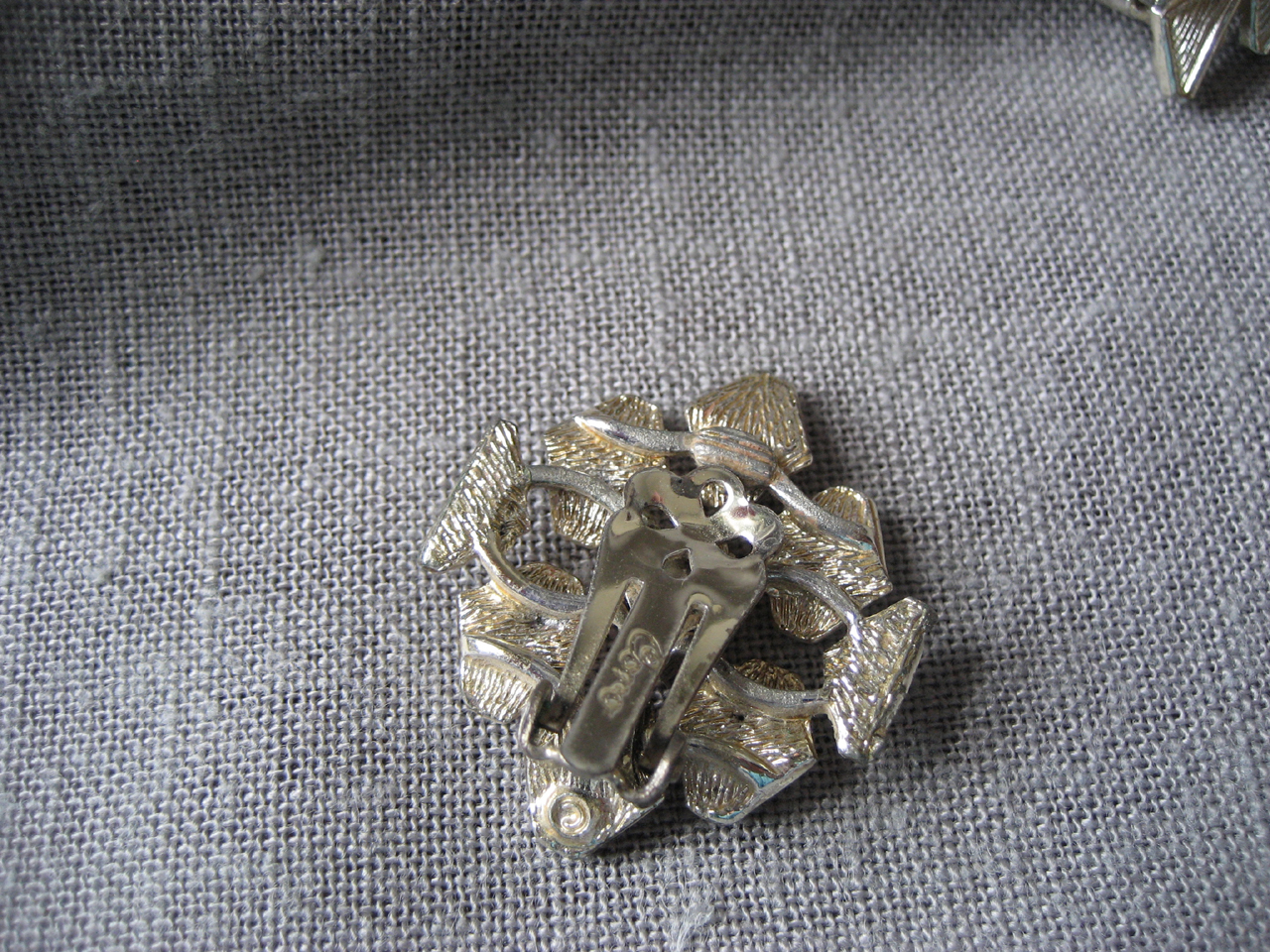 Coro Silver Earrings