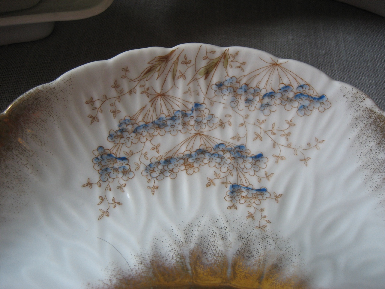 Five China Bone Dishes