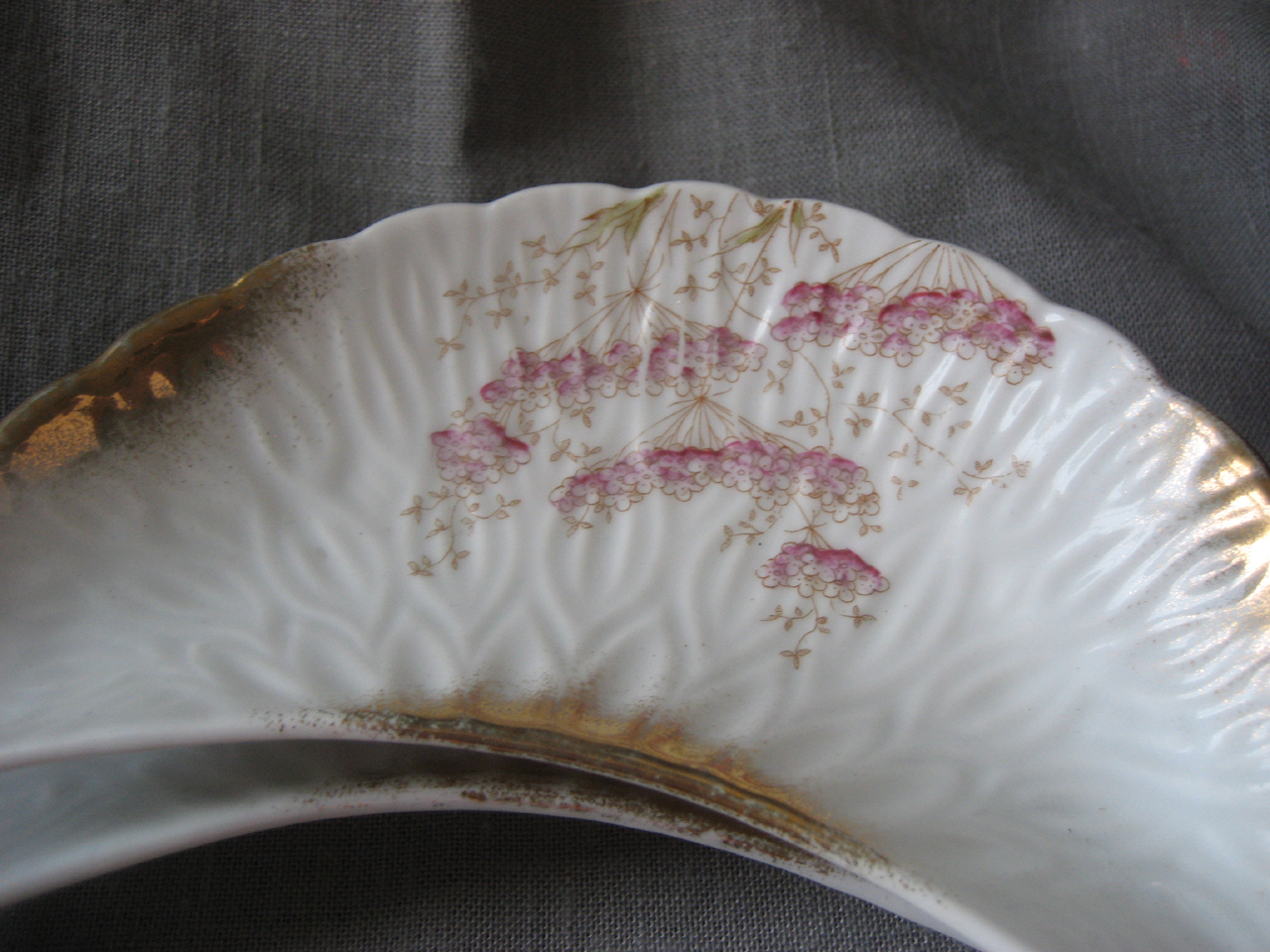 Five China Bone Dishes