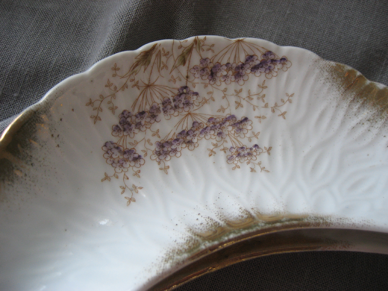 Five China Bone Dishes