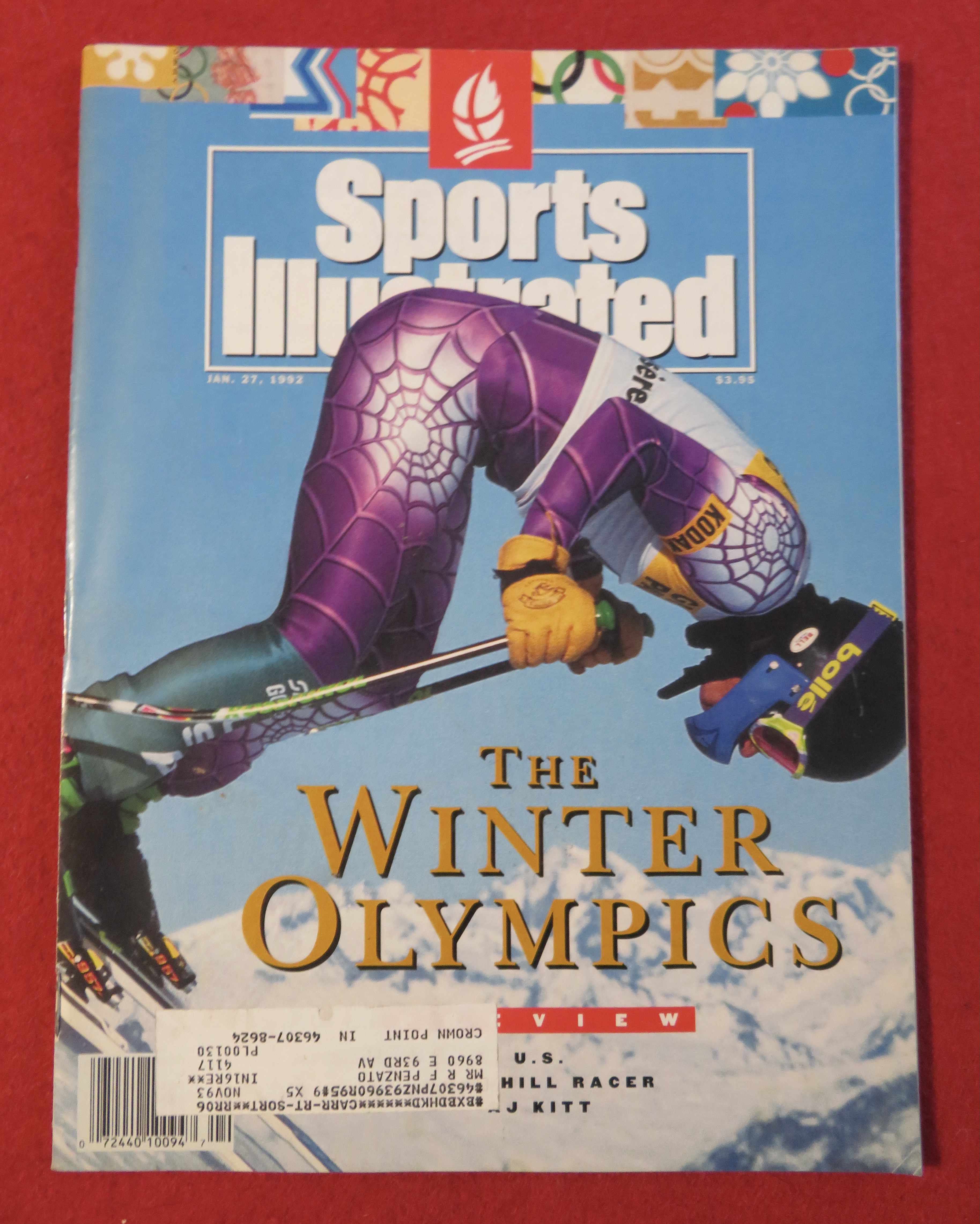 Sport Illustrated Magazine January 27, 1992 Olympics