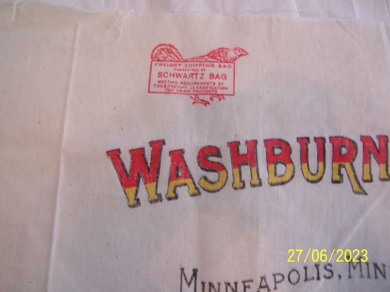 VINTAGE FLOUR SACK COWS & RED BARN..COLORFUL