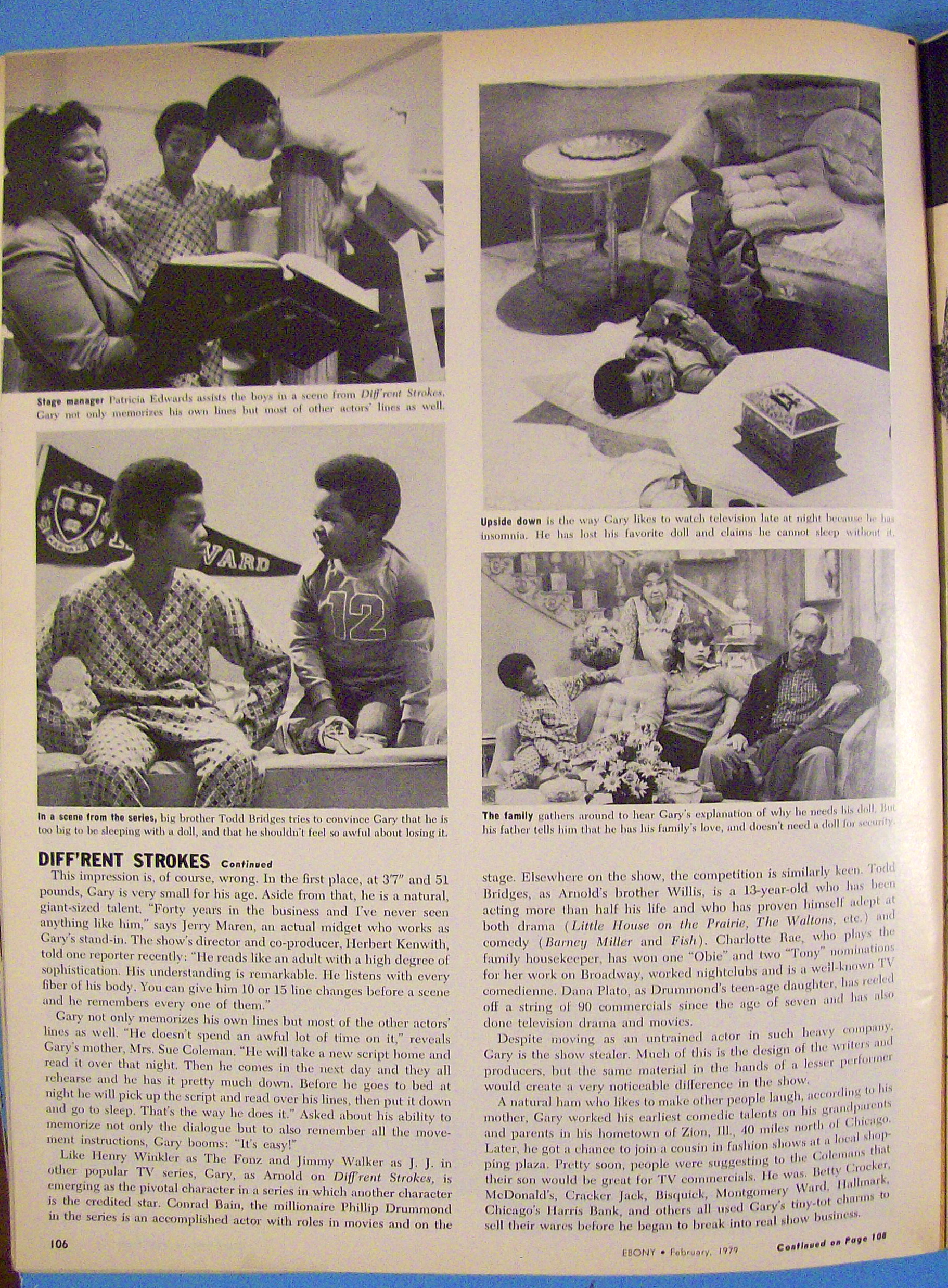 Ebony Magazine-February 1979-Gary Coleman