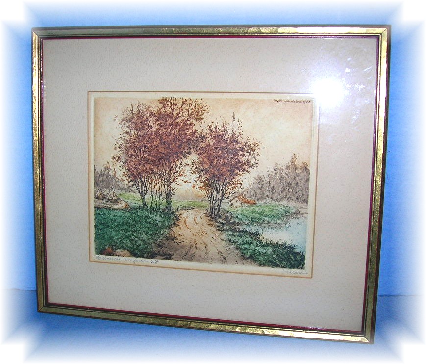 Framed Etching Number 28 - Pierre