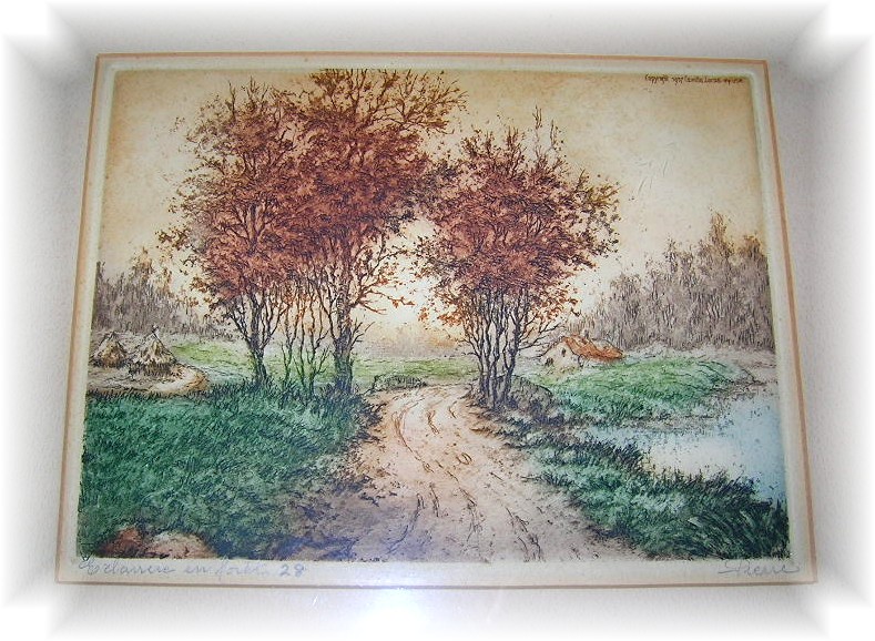 Framed Etching Number 28 - Pierre