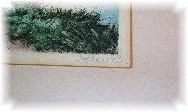 Framed Etching Number 28 - Pierre