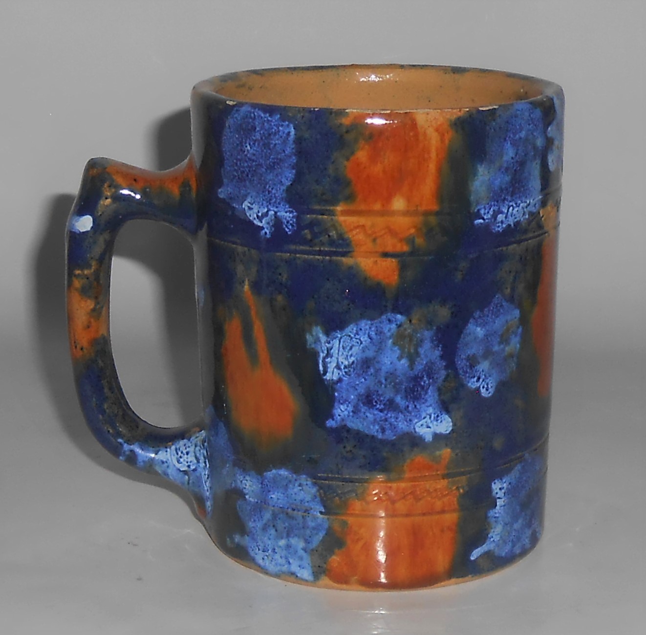 Pacific Pottery Early Drip Glaze Beer Mug