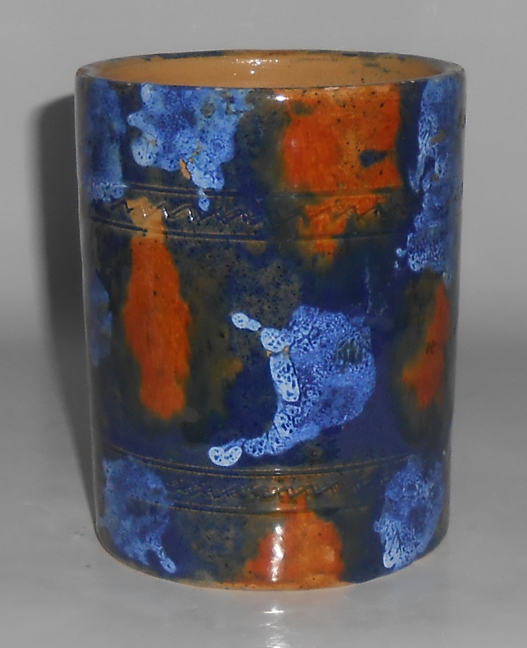 Pacific Pottery Early Drip Glaze Beer Mug