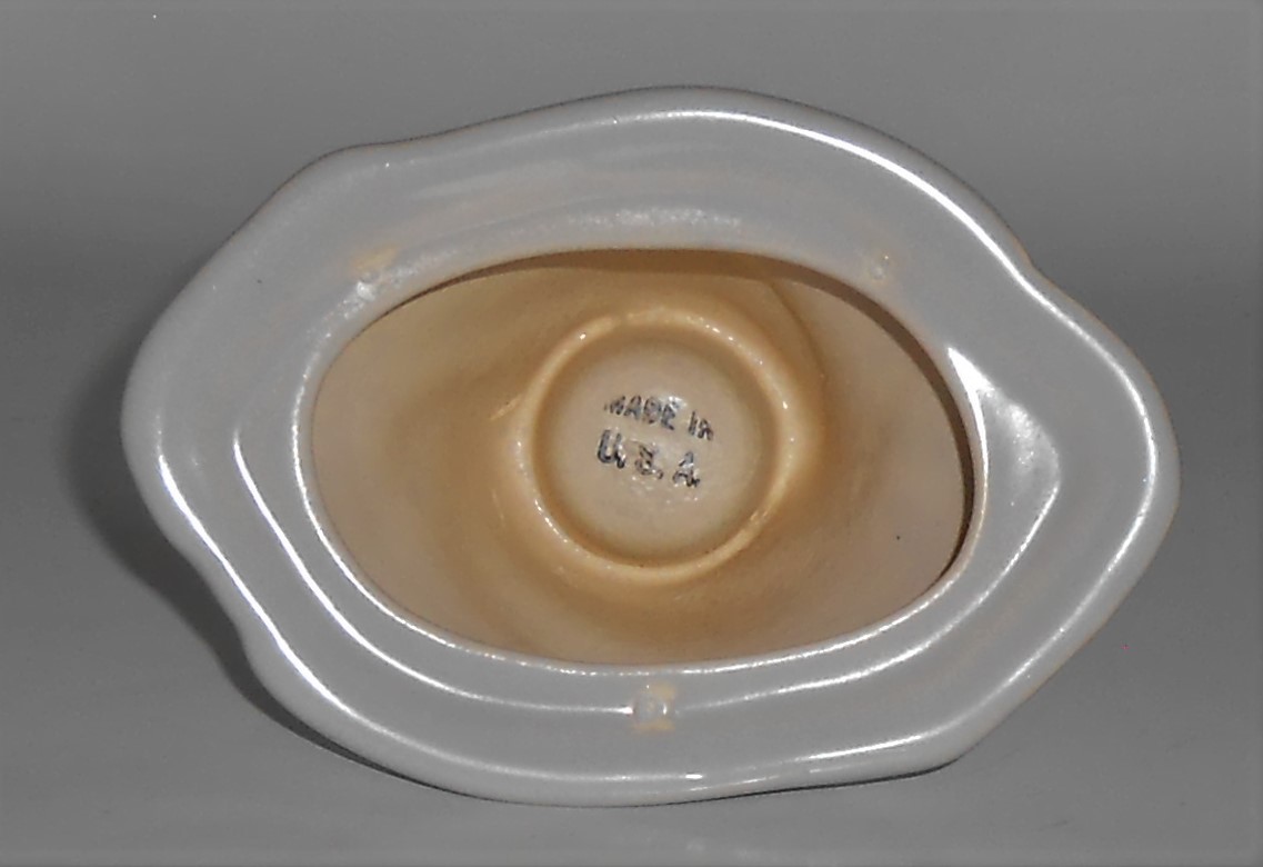 Franciscan Catalina Pottery Floral Satin Grey Candlesti