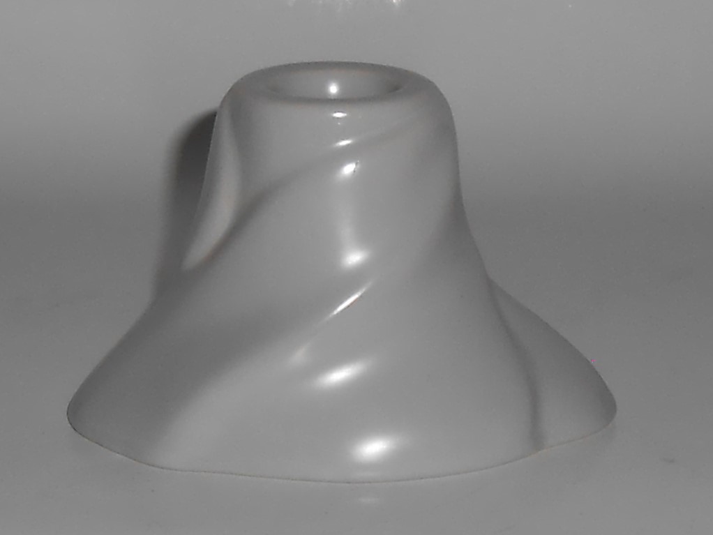 Franciscan Catalina Pottery Floral Satin Grey Candlesti