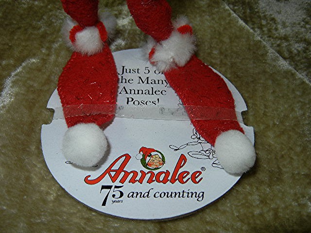 Christmas Annalee Elf on a stand 2008
