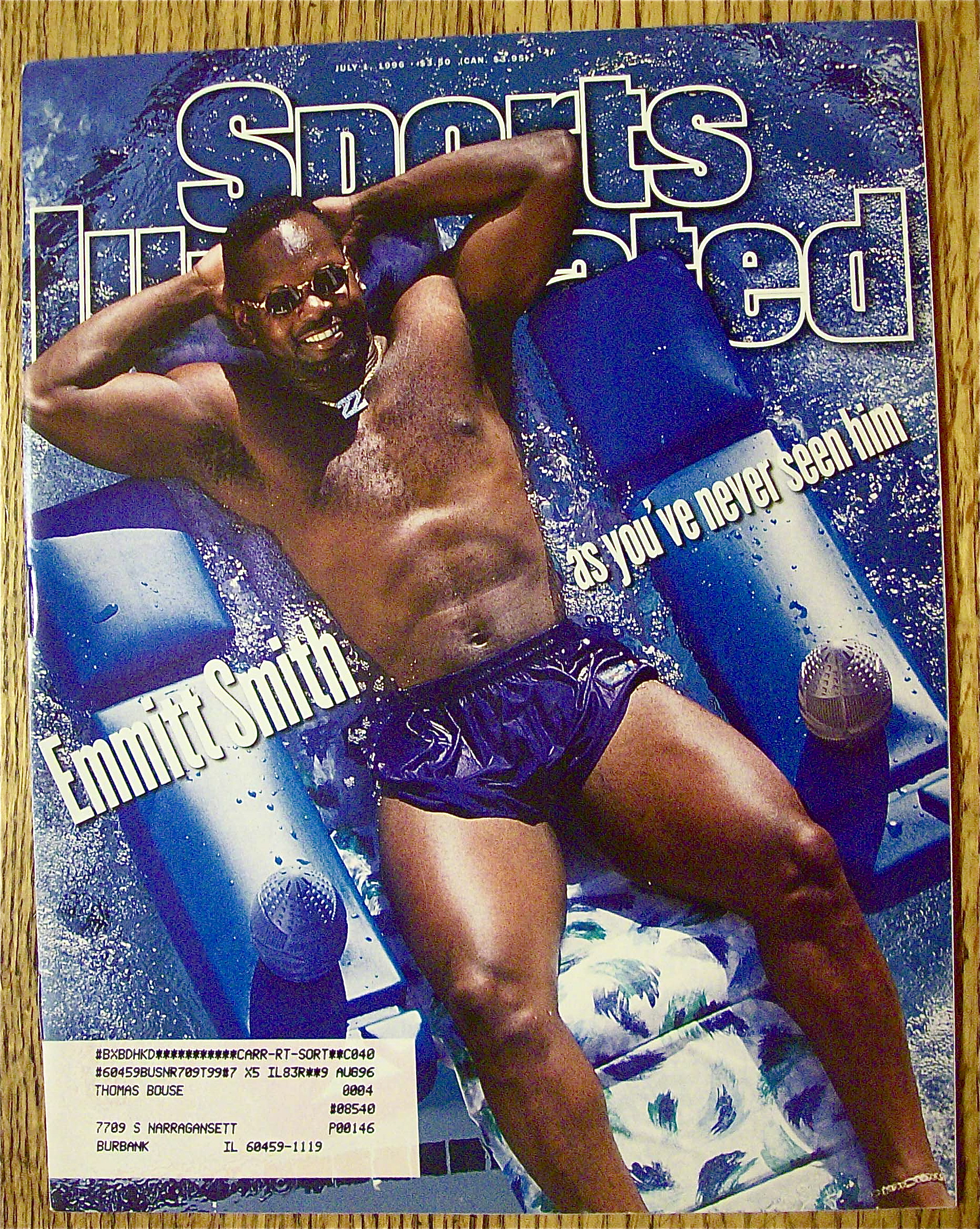 Sports Illustrated Magazine July 1, 1996 Emmitt Smith