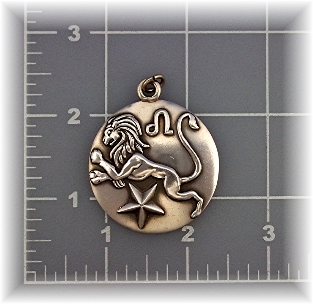 Taxco Mexico  Margo Zodiac Sterling Silver Charm Leo