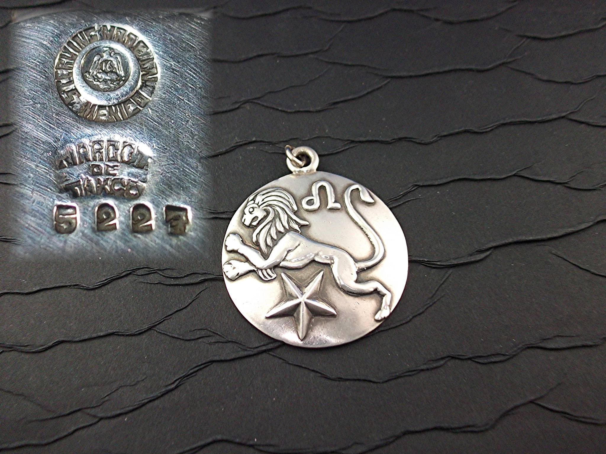 Taxco Mexico  Margo Zodiac Sterling Silver Charm Leo