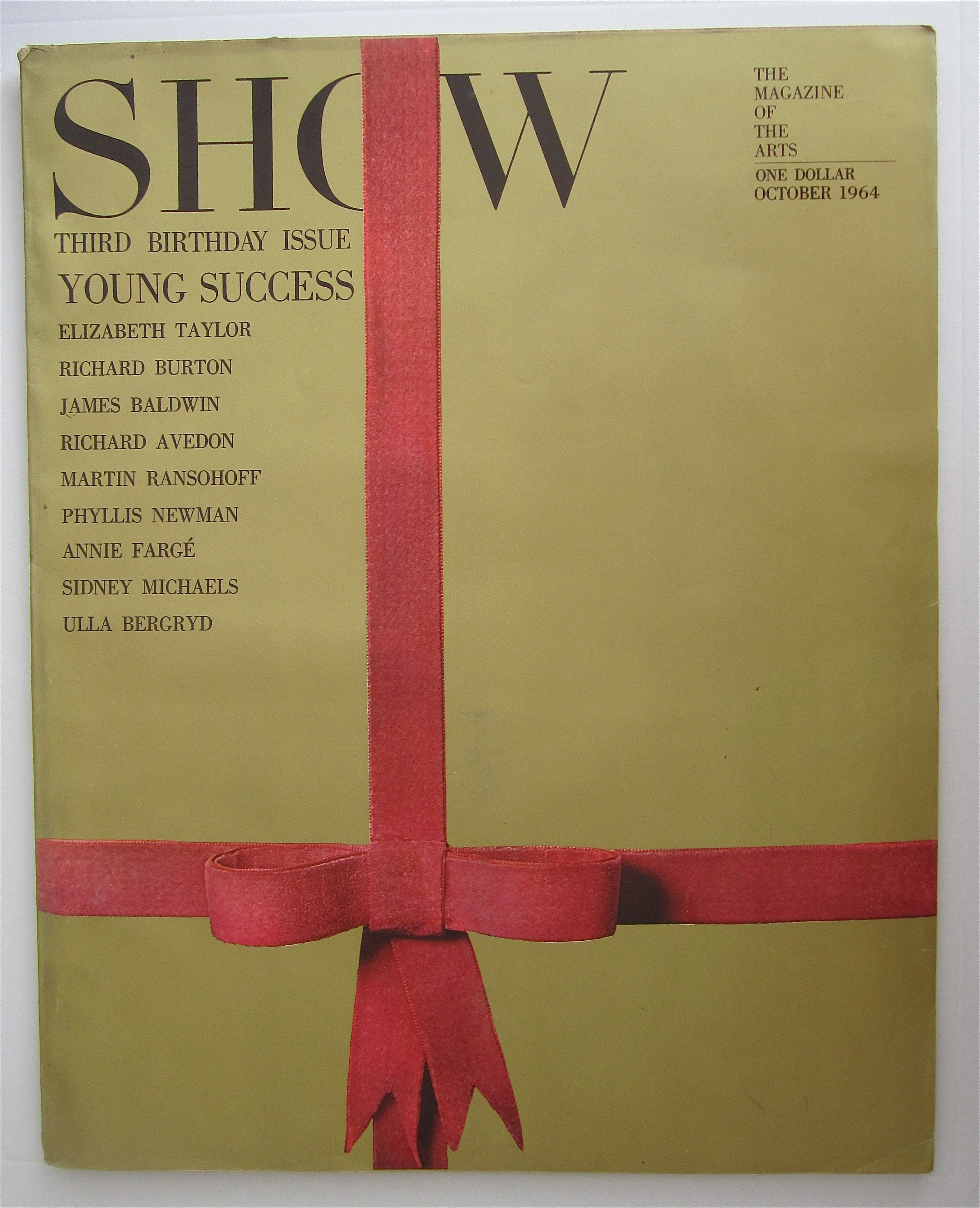 Show Magazine October 1964 3rd Birthday Issue