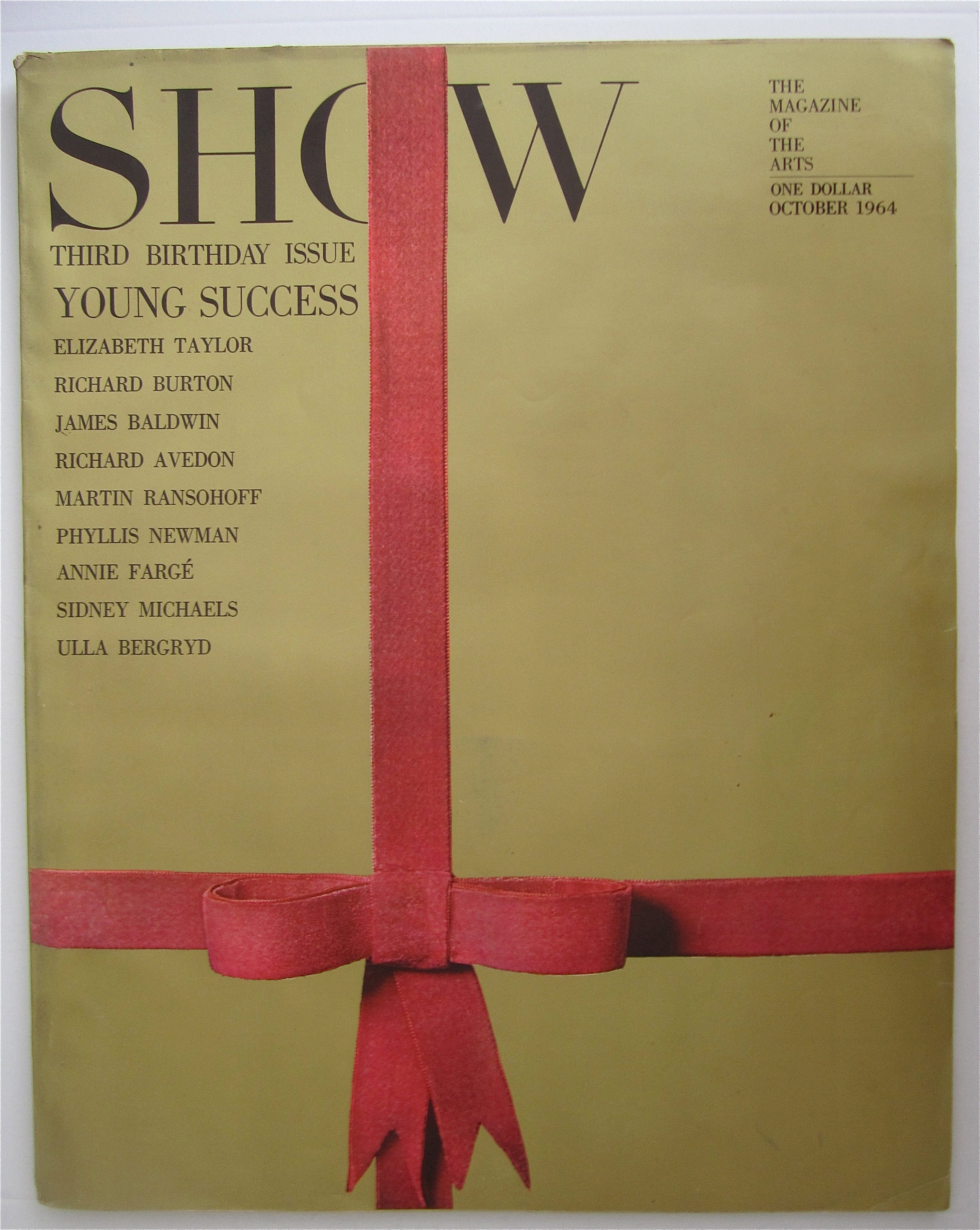 Show Magazine October 1964 3rd Birthday Issue