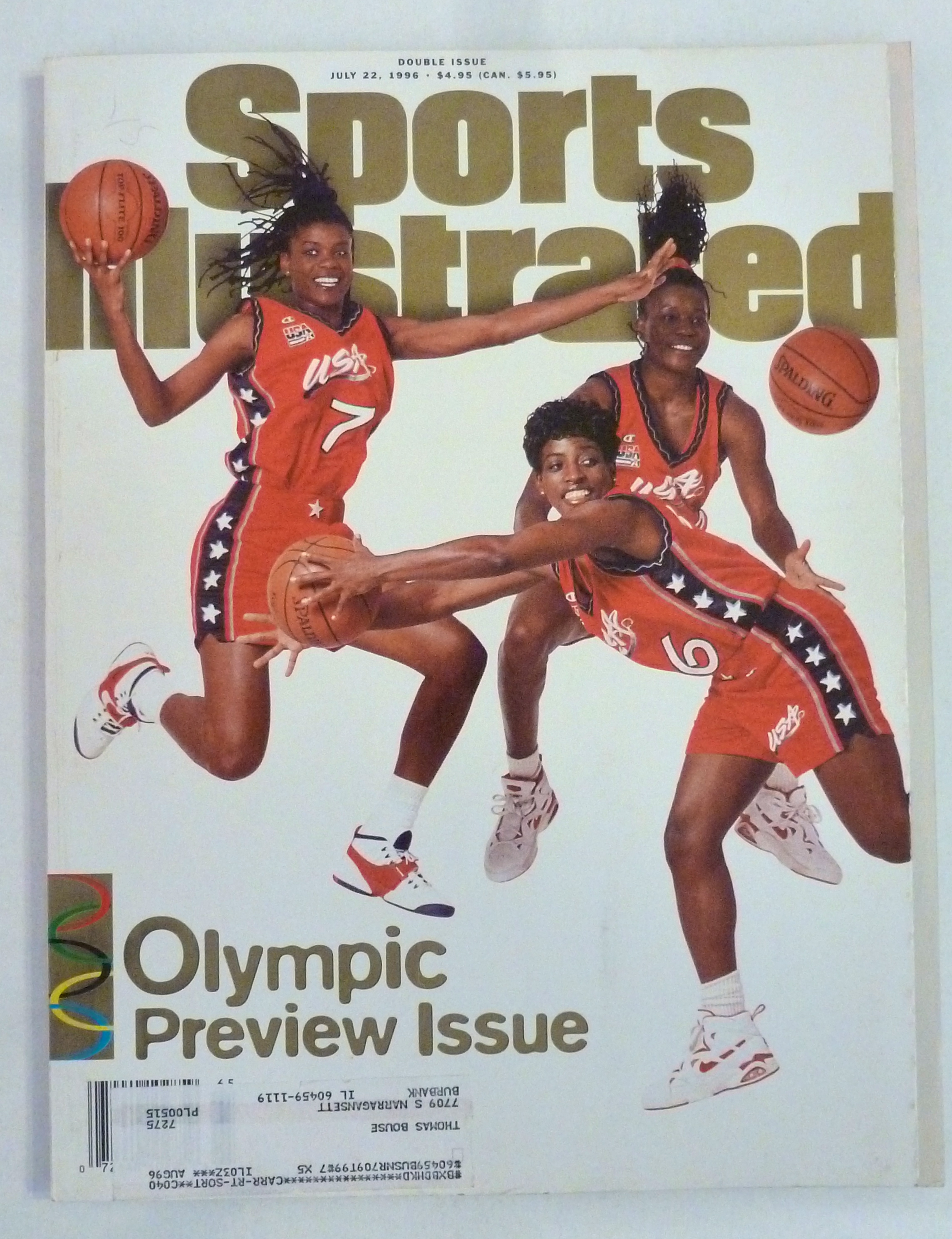 Sports Illustrated Magazine July 22, 1996 Olympic