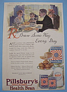 1920 Pillsbury's Health Bran with Family Having a Meal