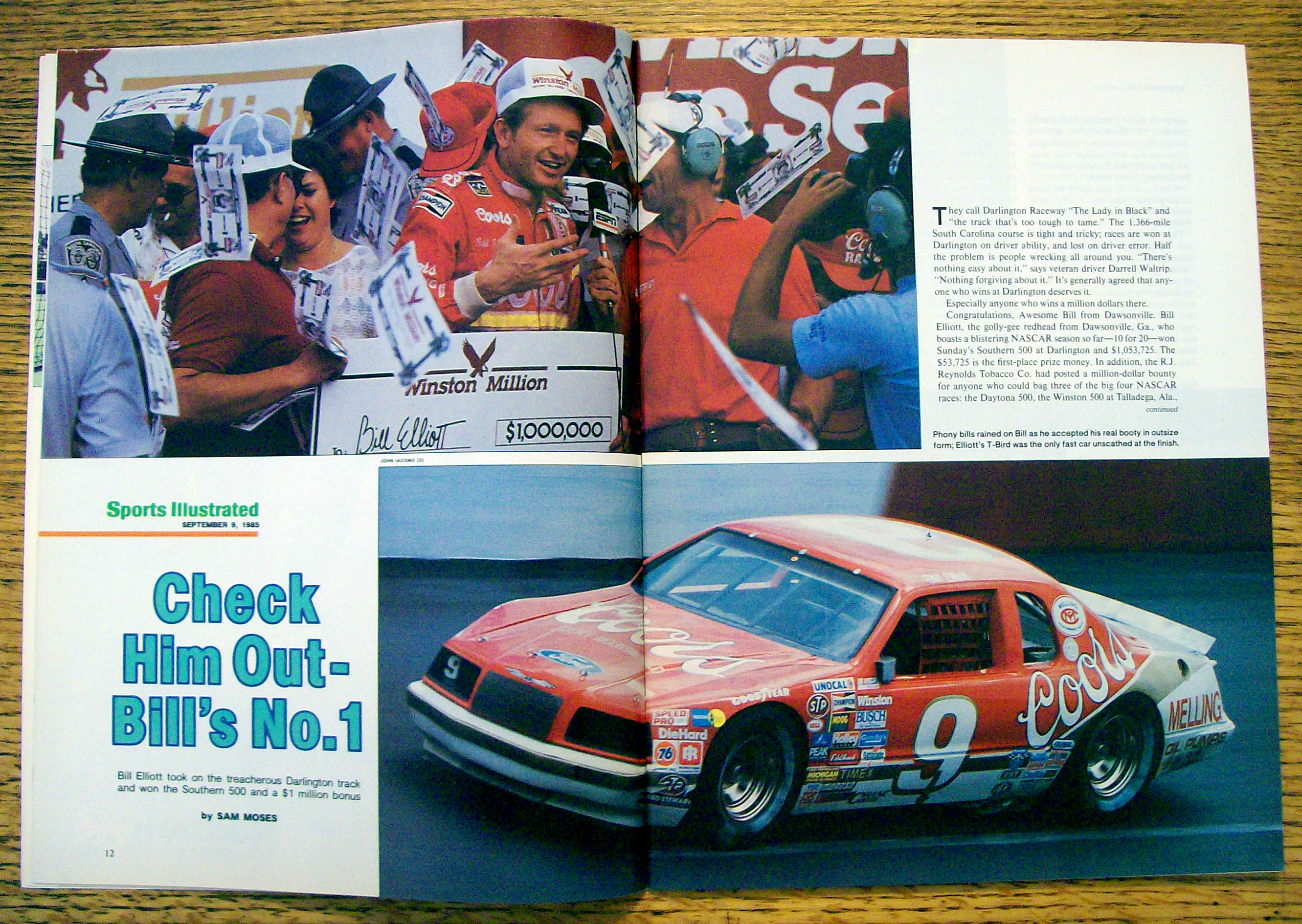 Sports Illustrated Magazine-September 9, 1985-B Elliott