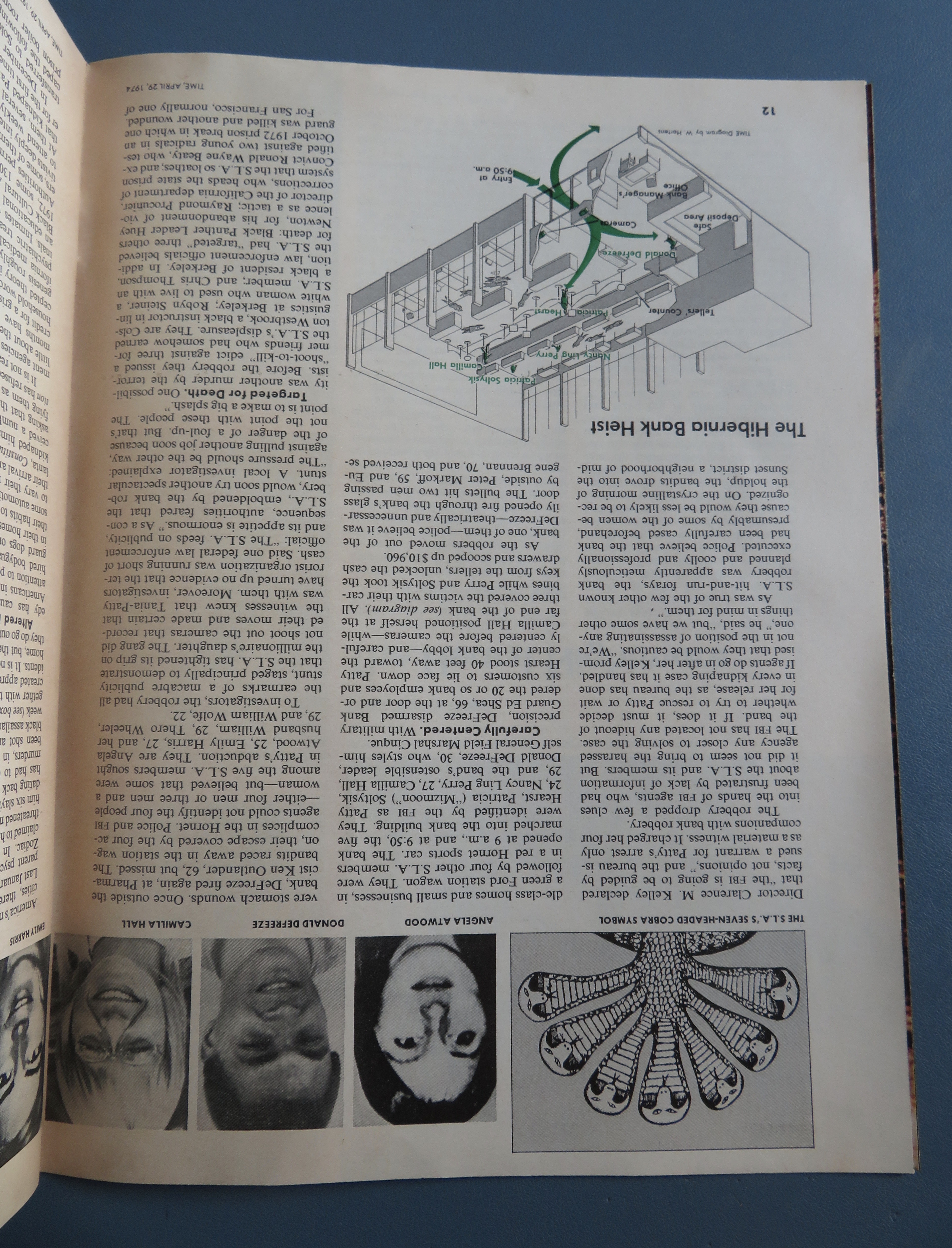 Time Magazine April 29, 1974 Patty Hearst