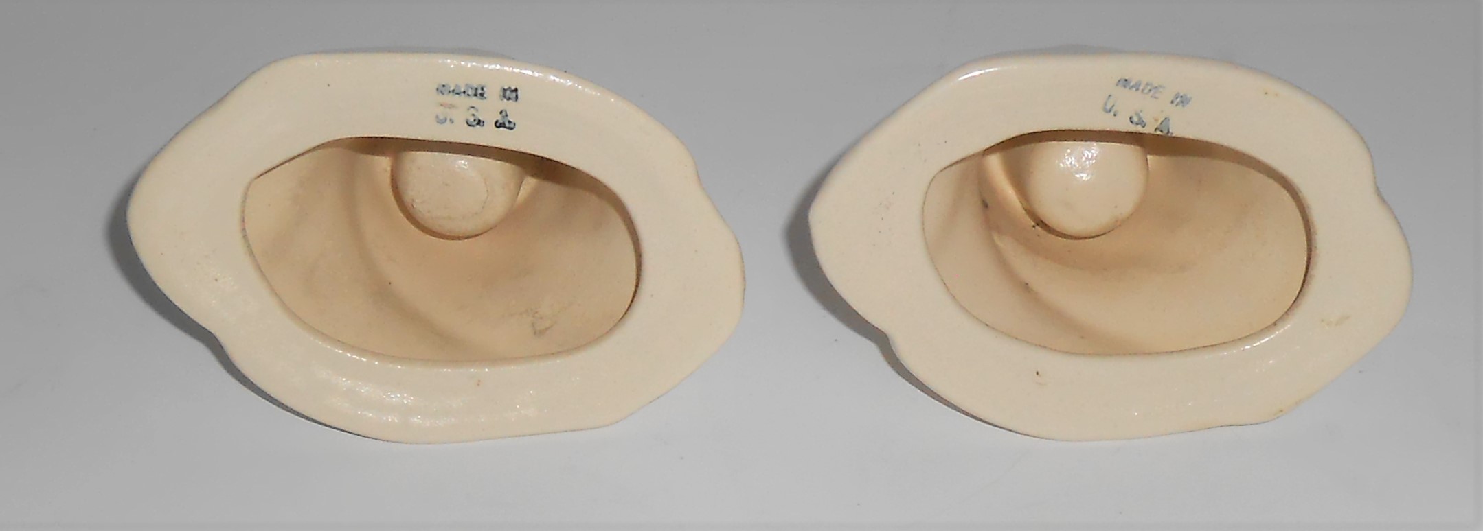 Franciscan Catalina Pottery Floral Oatmeal Candlestick