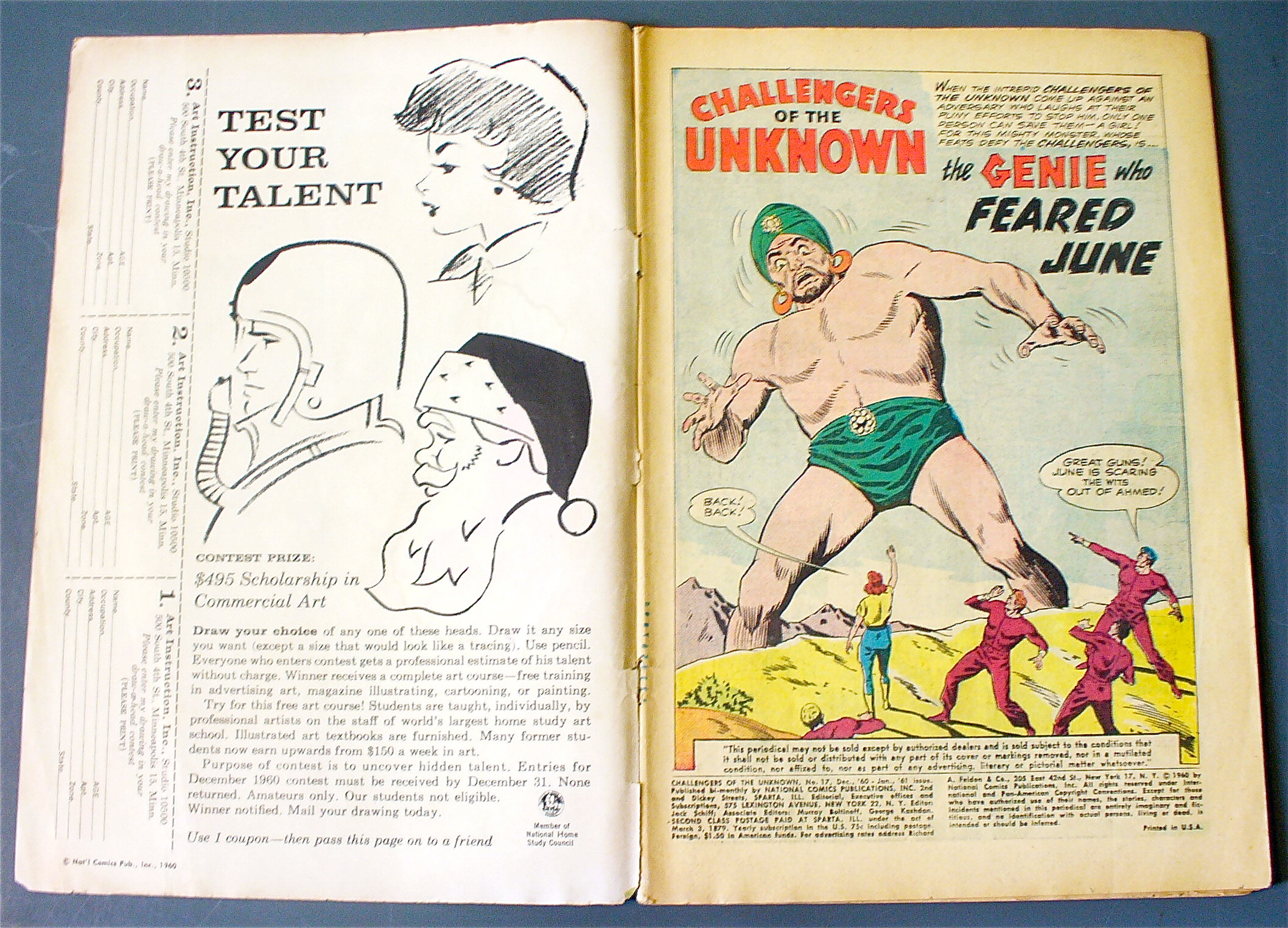 Challengers Of The Unknown #17 Dec 1960 - Jan 1961