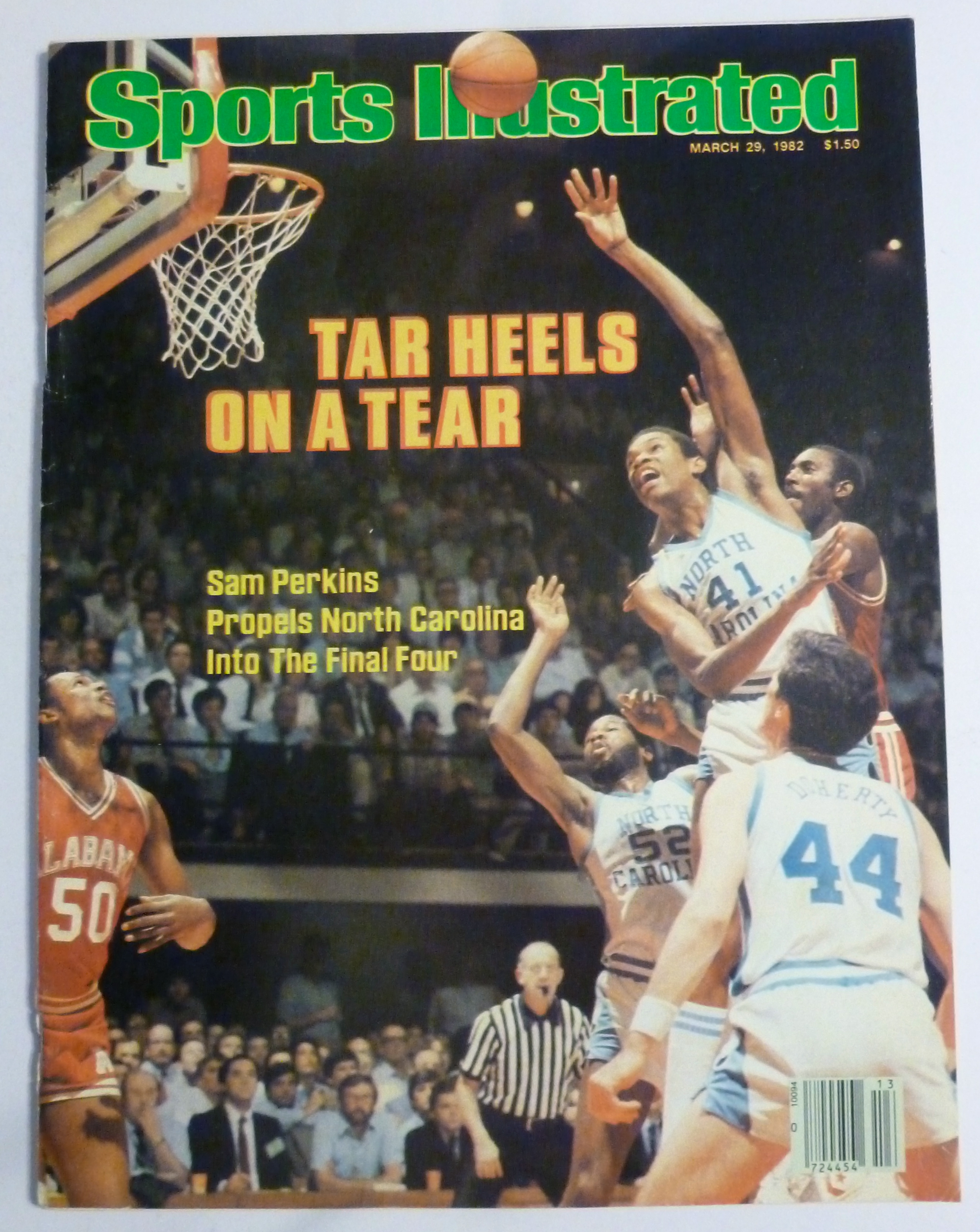 Sports Illustrated Magazine March 29, 1982 Sam Perkins