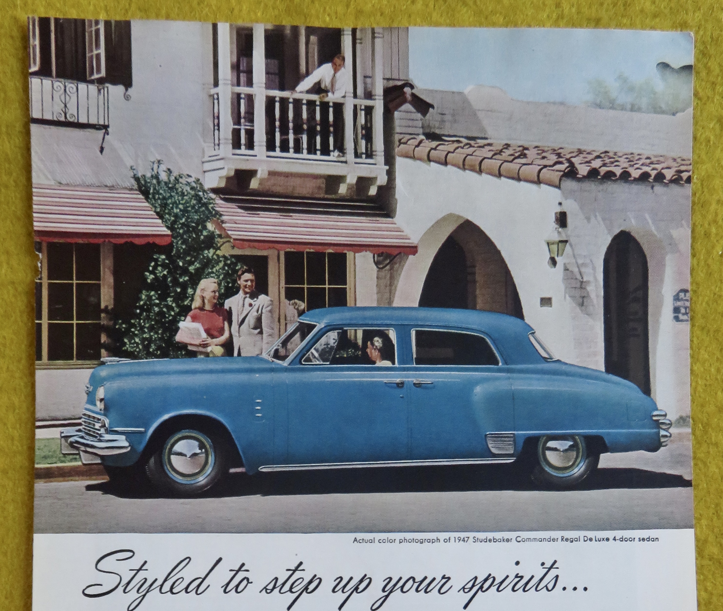 1946 Studebaker Automobile with Commander Regal Deluxe