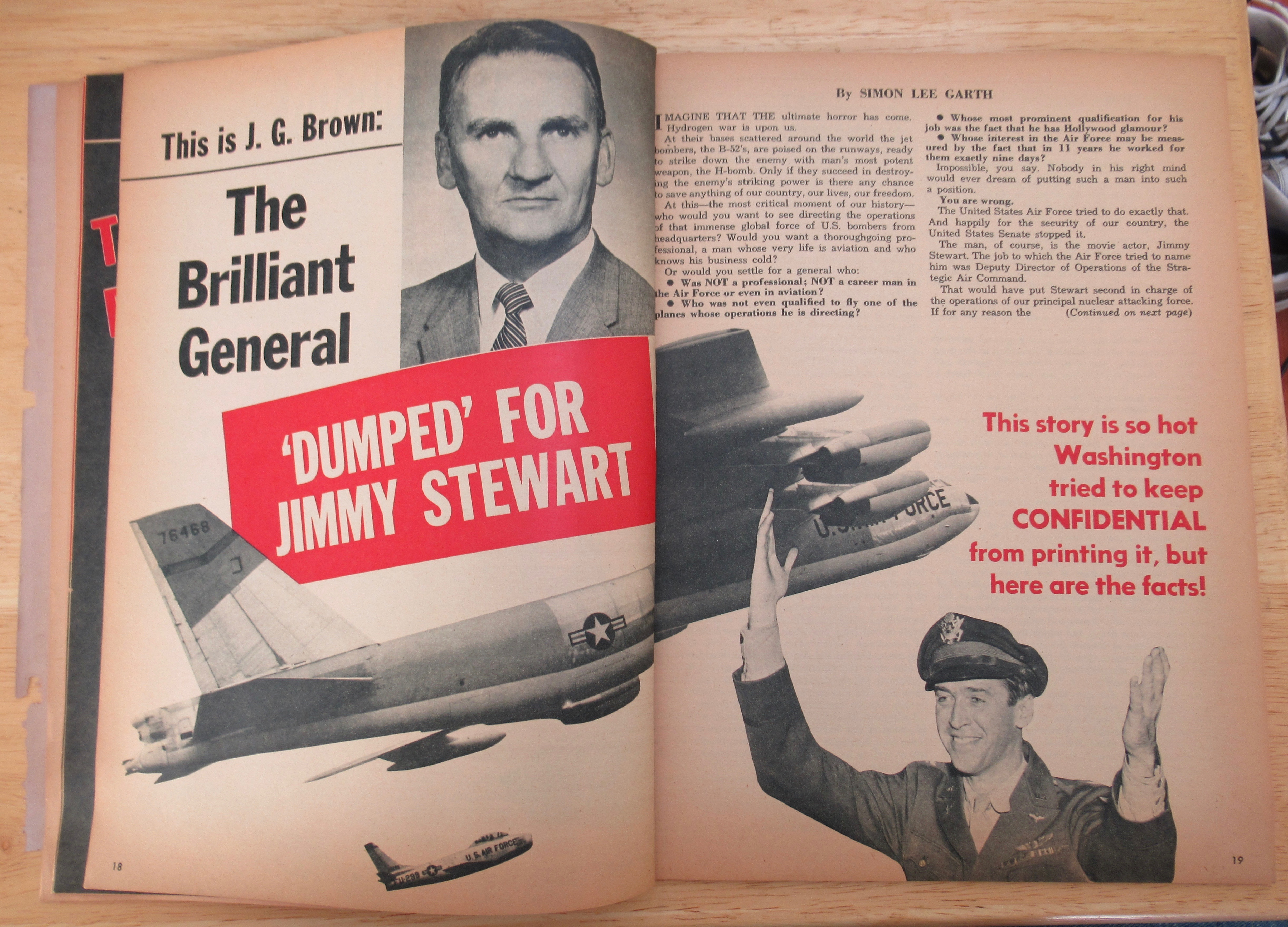 Confidential Magazine January 1960 Jimmy Stewart & More