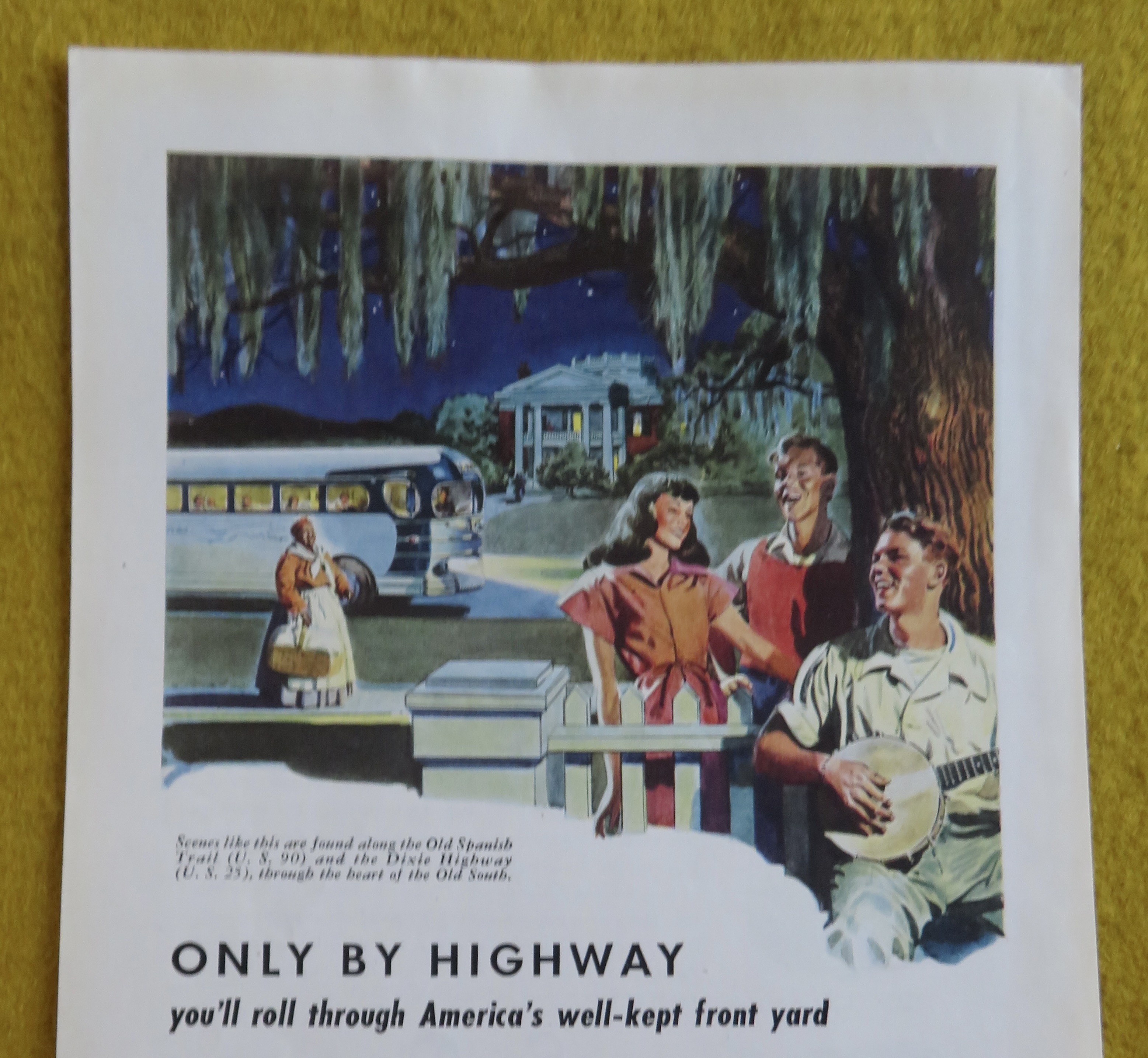 1946 Greyhound with Only By Highway