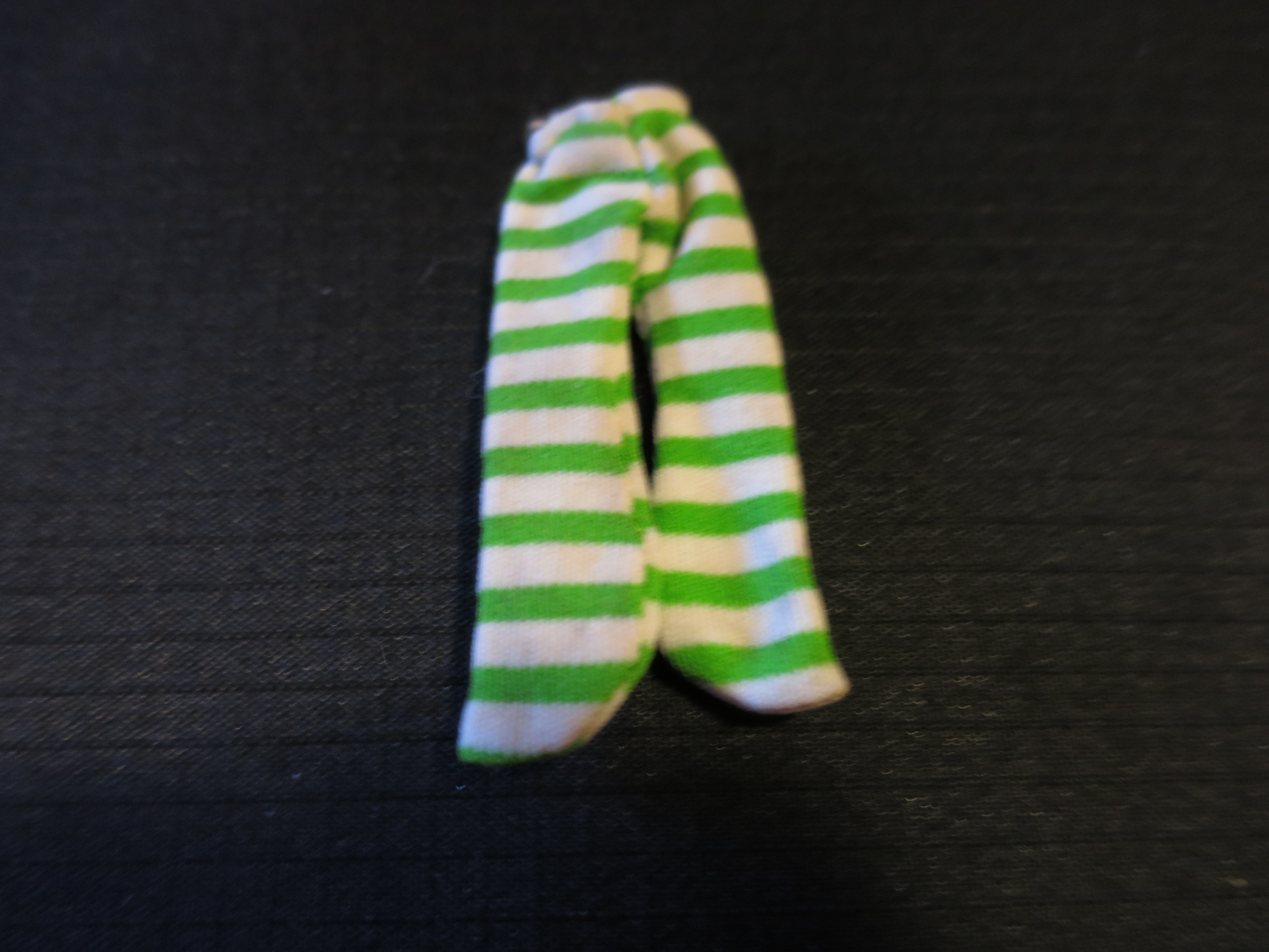 Vintage Strawberry Shortcake Doll Tights Green White
