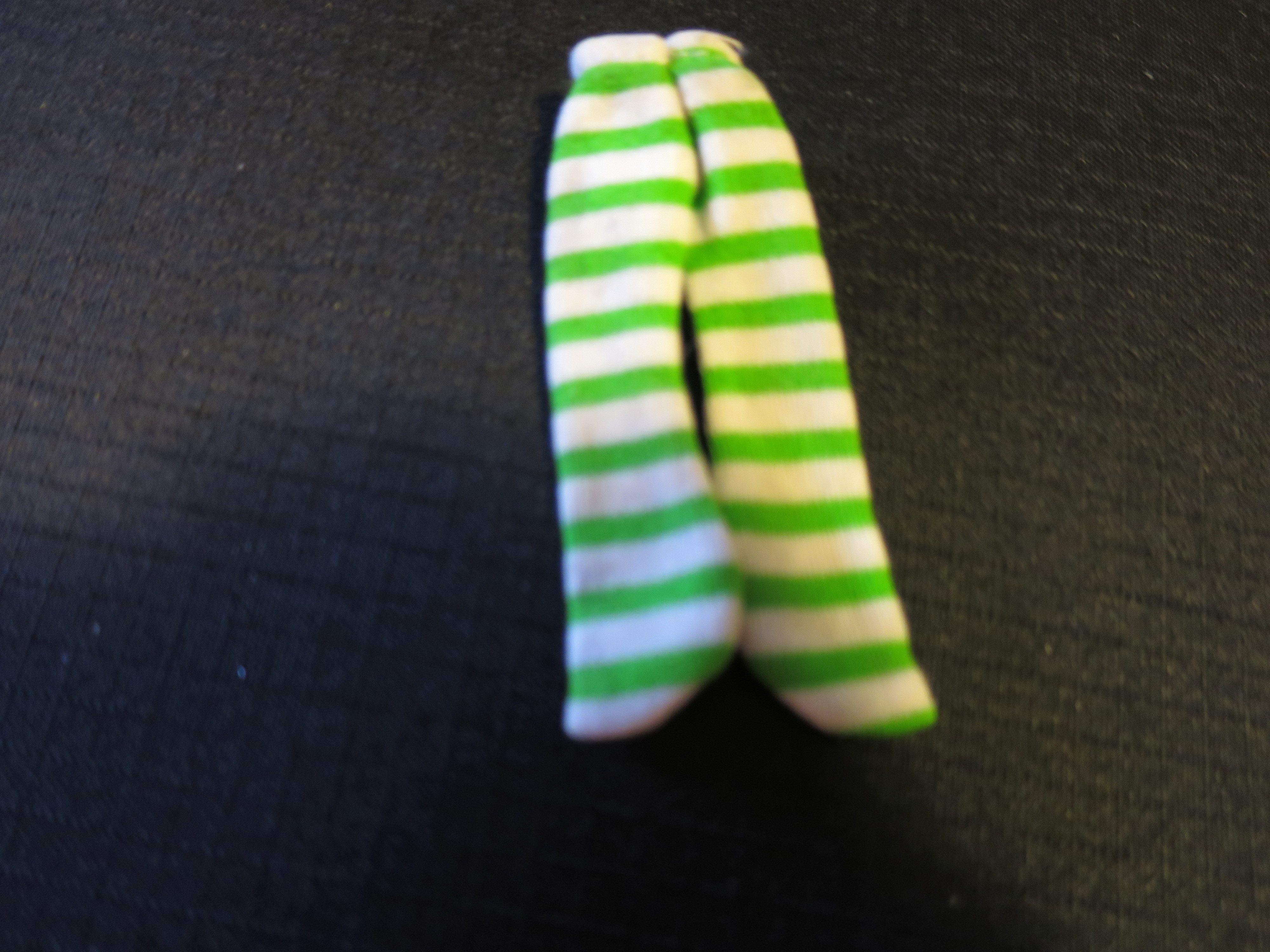 Vintage Strawberry Shortcake Doll Tights Green White