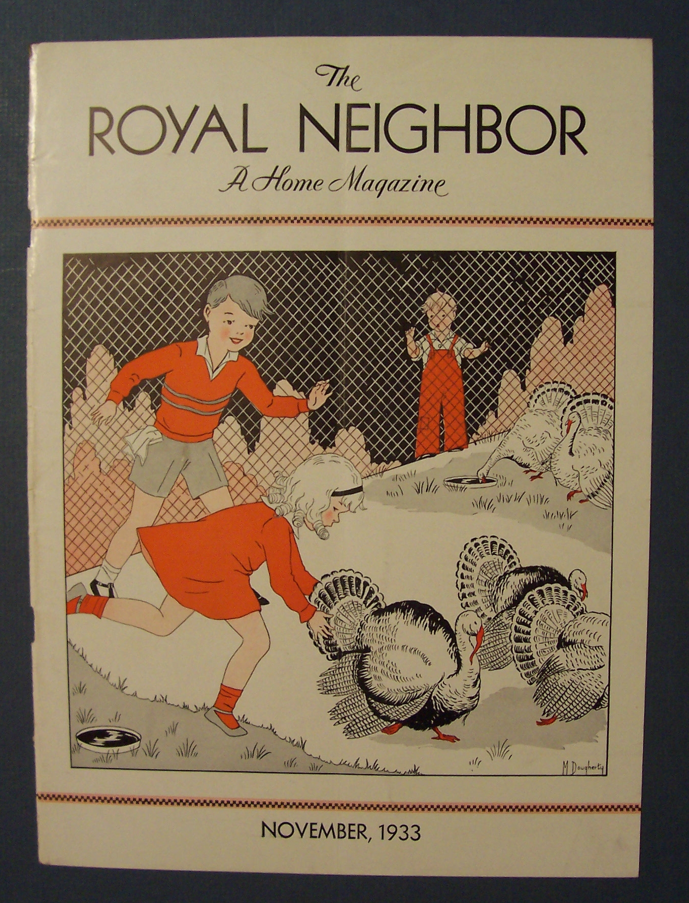 Royal Neighbor Cover By Margaret Daugherty-Nov 1933