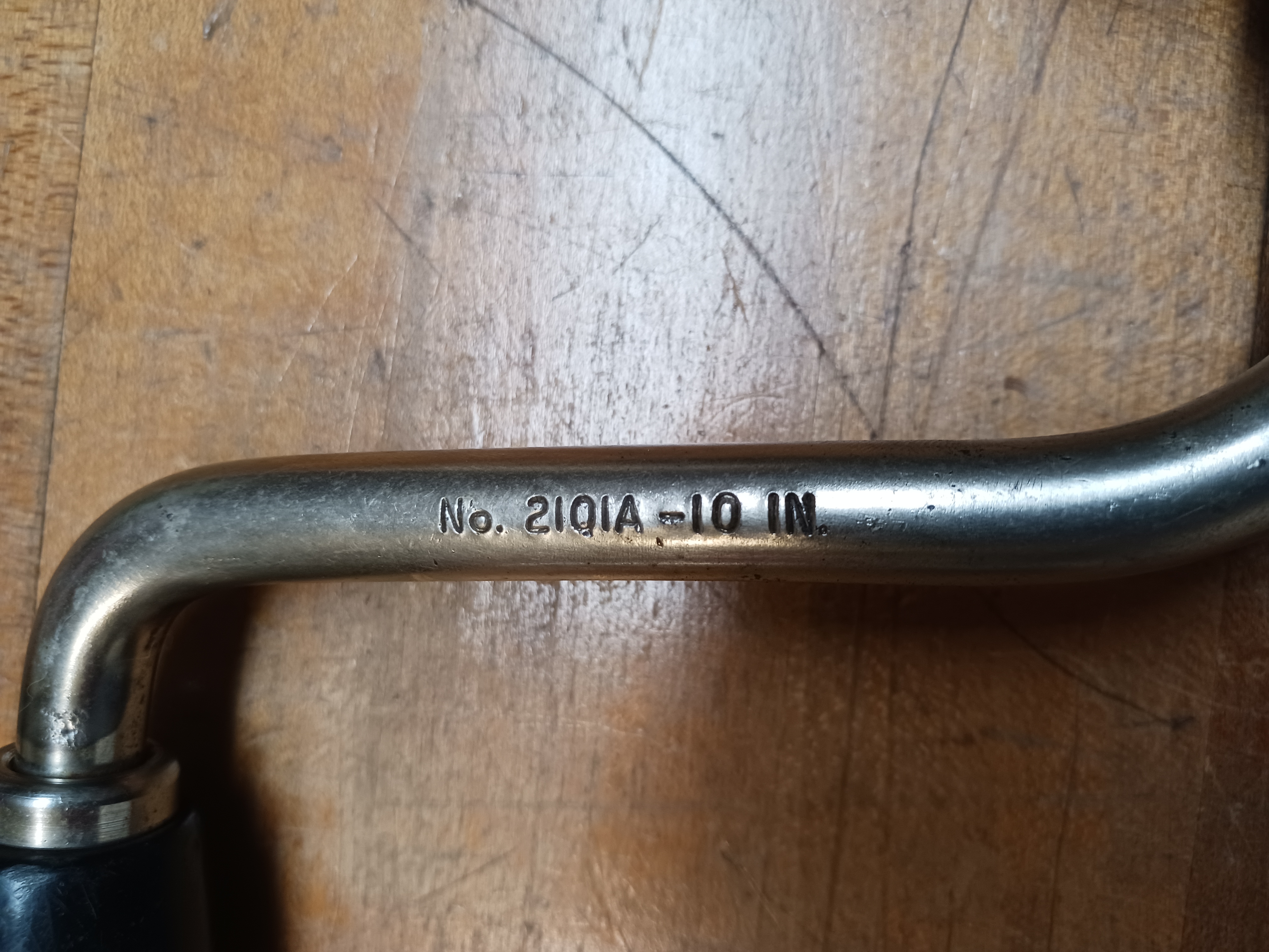 Stanley Ratchet Brace No. 2101A-10IN 10 inch Bell System