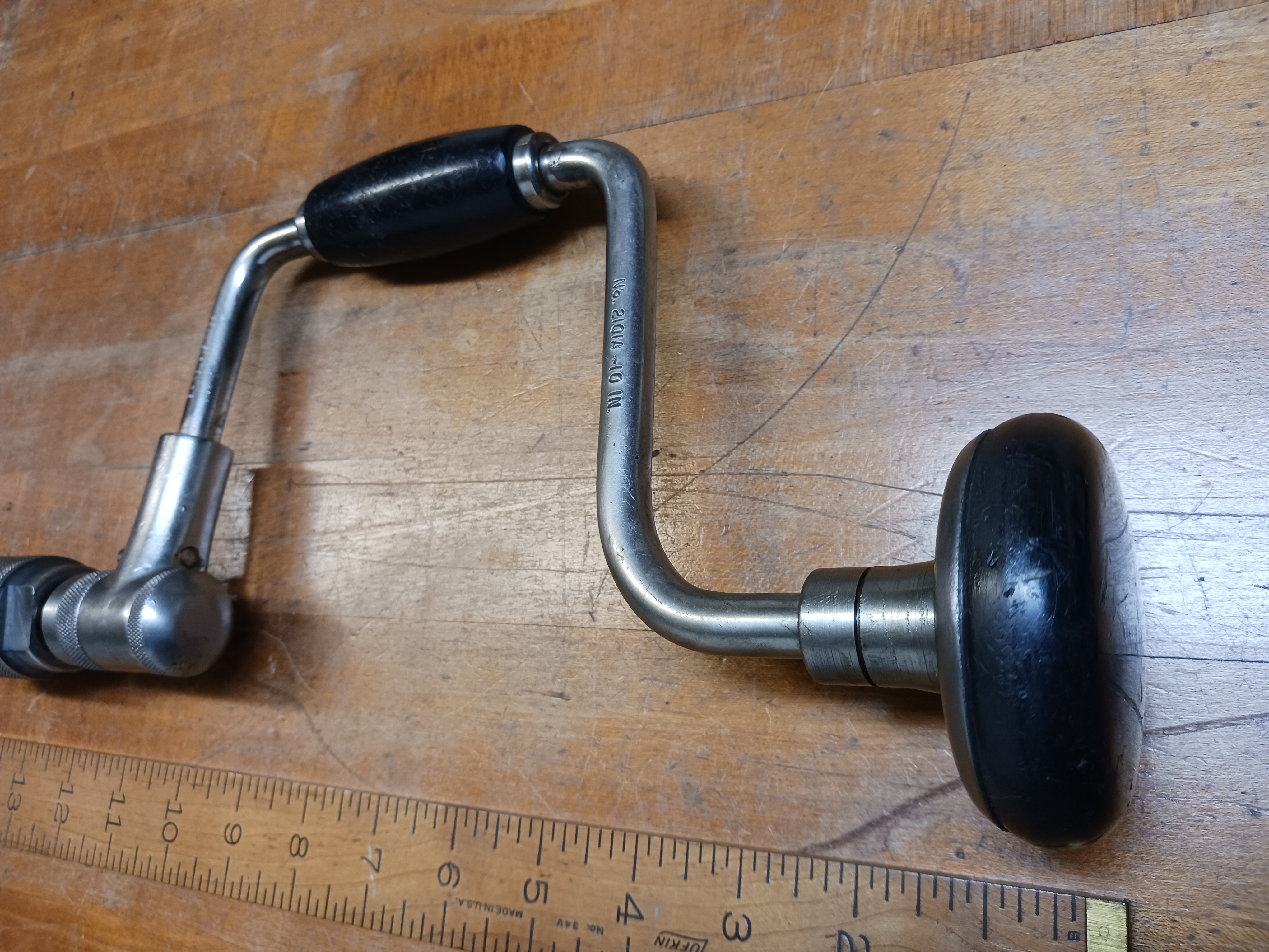 Stanley Ratchet Brace No. 2101A-10IN 10 inch Bell System