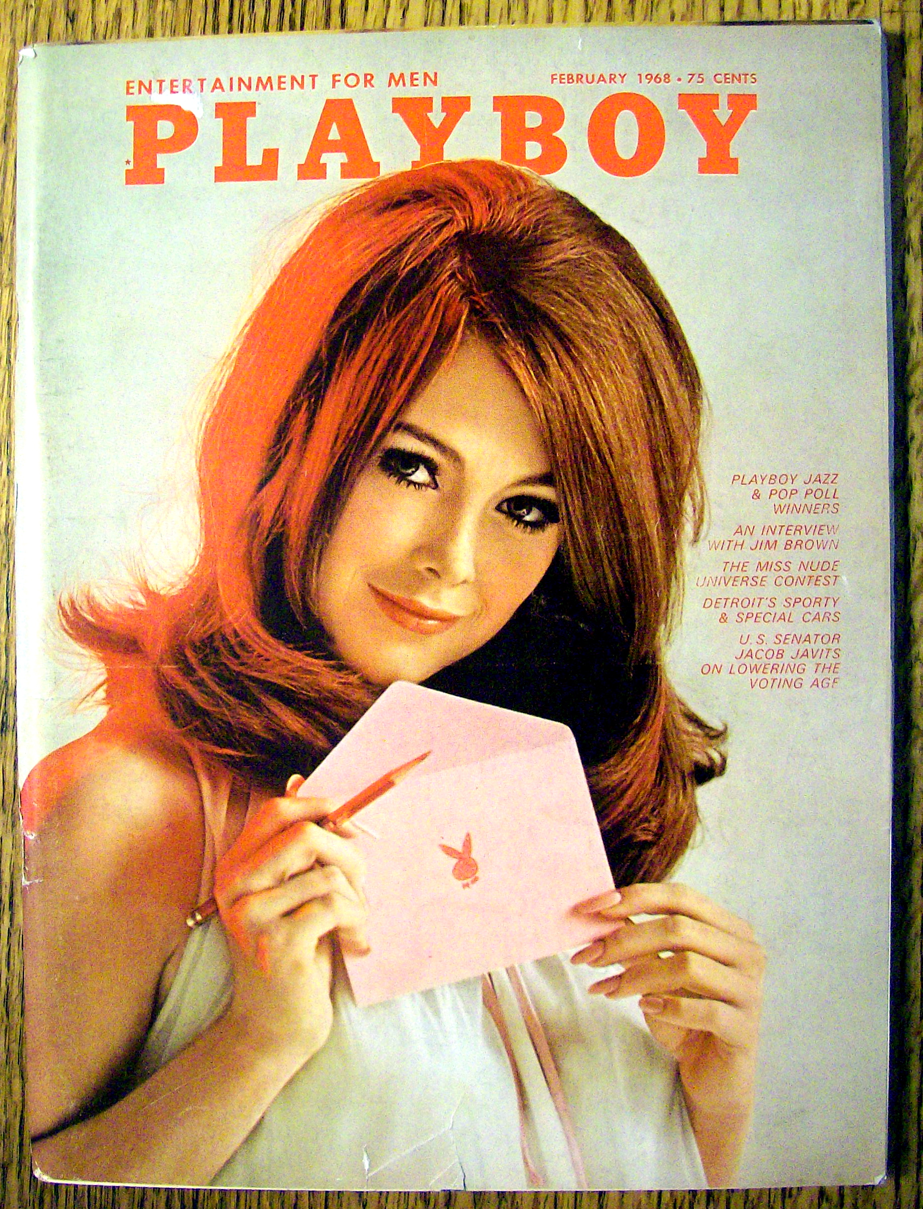 Playboy Magazine-February 1968-Nancy Harwood