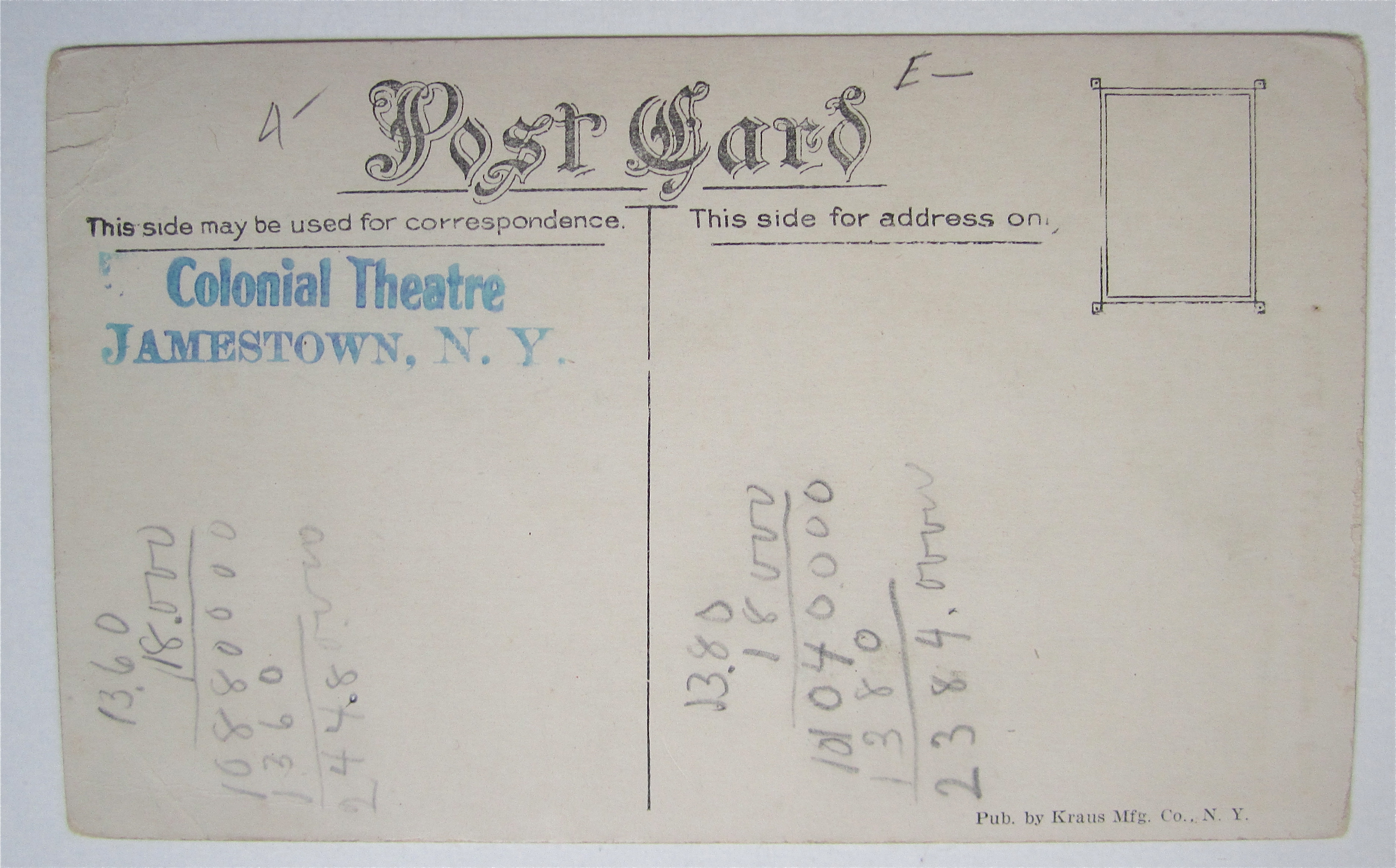 Earle Williams Postcard (Silent Film Star)