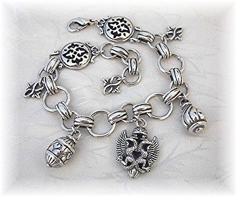 Silver Brighton Charm Bracelet USA
