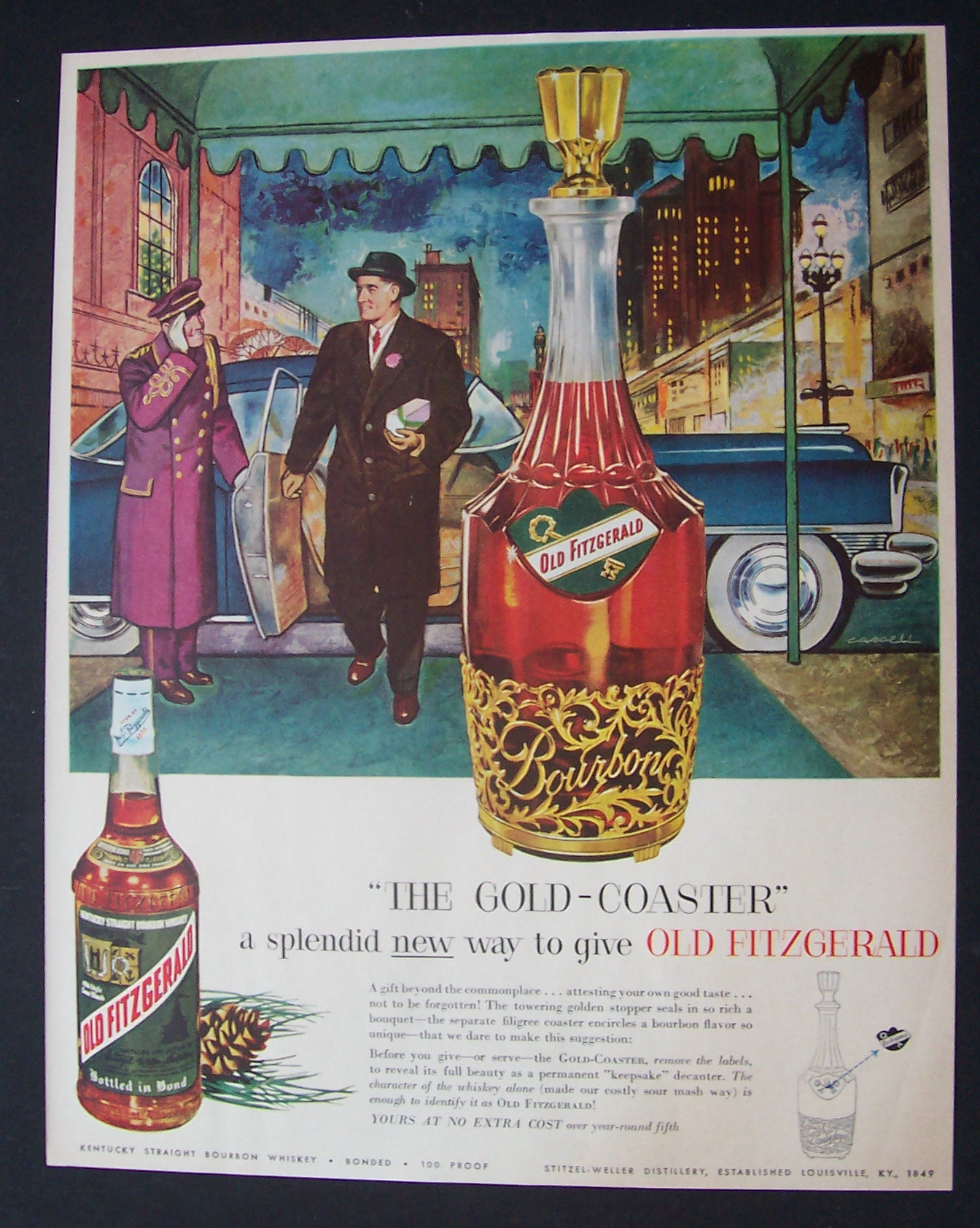 1954  Old  Fitzgerald  Whiskey