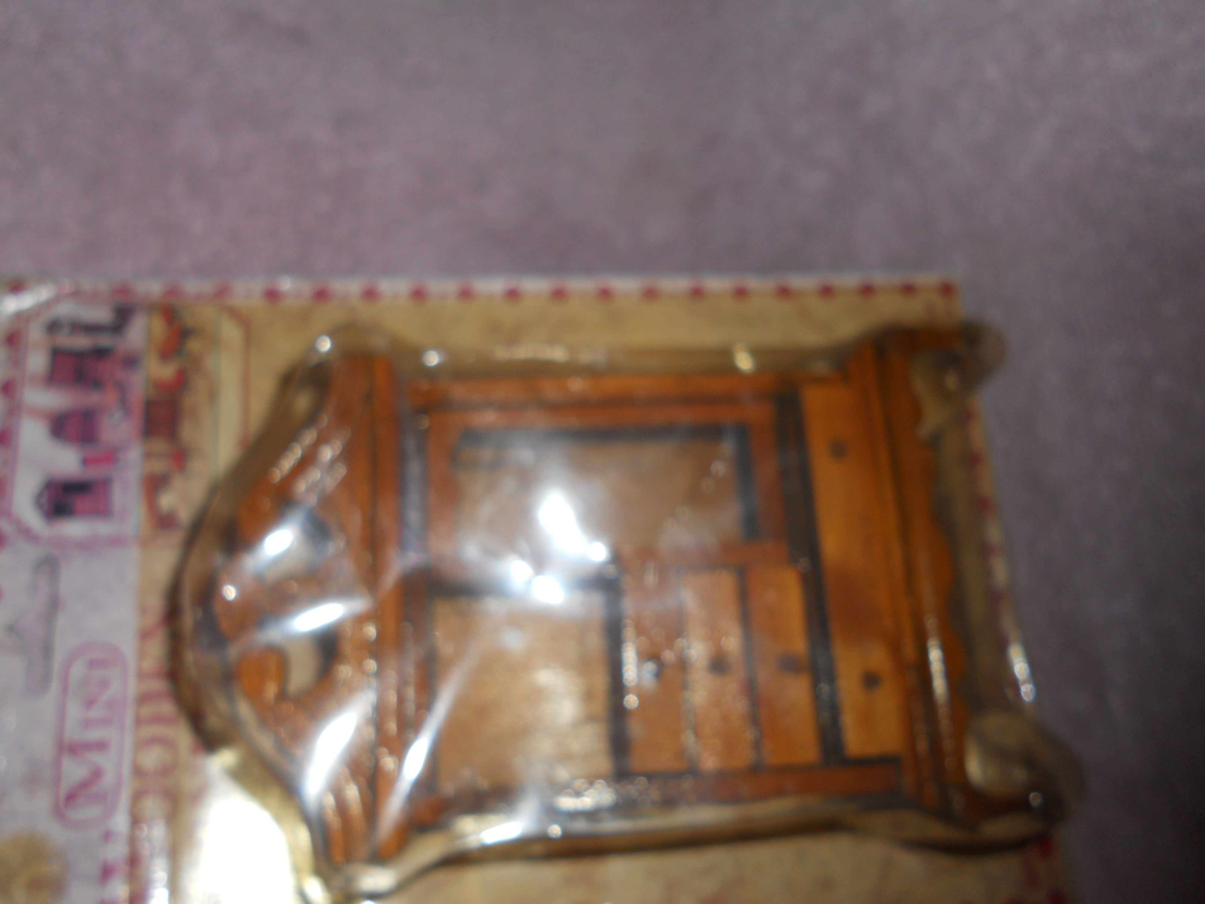 Dollhouse Armoire Wood in package by Crest