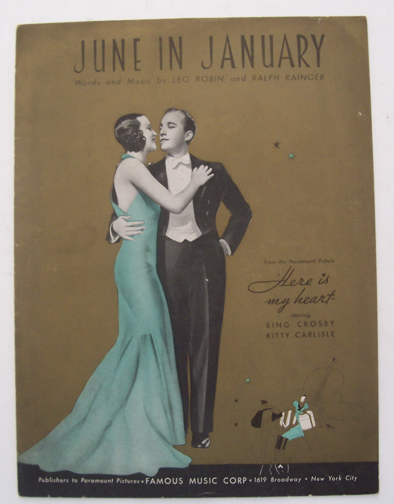 Sheet Music For 1934 June In January
